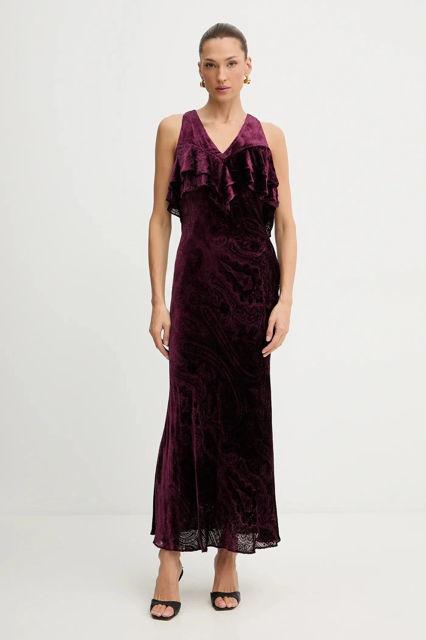 Платье с добавлением шелка