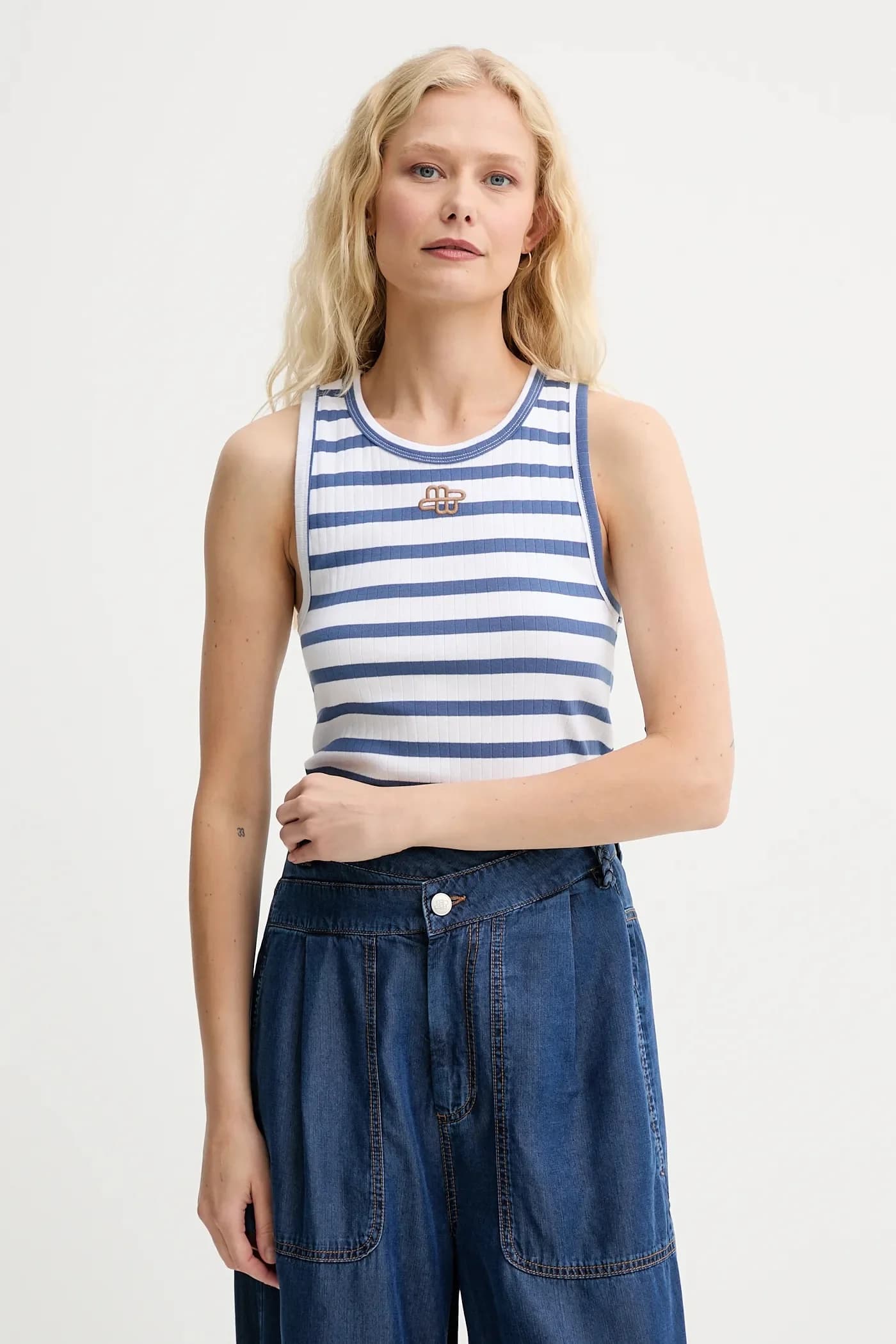 хлопковый топ TEZZA