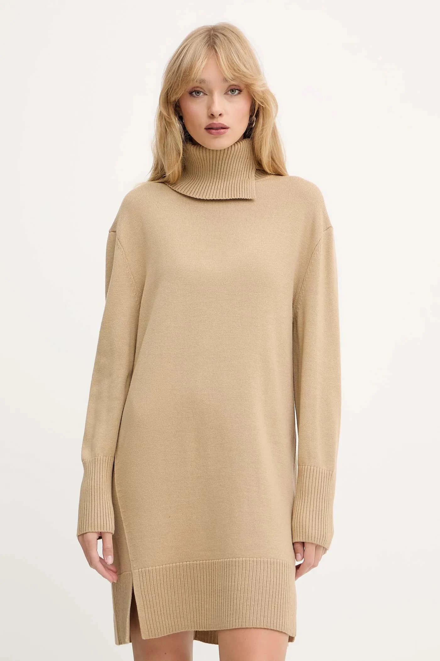 Платье из смесовой шерсти C_Feringatessa