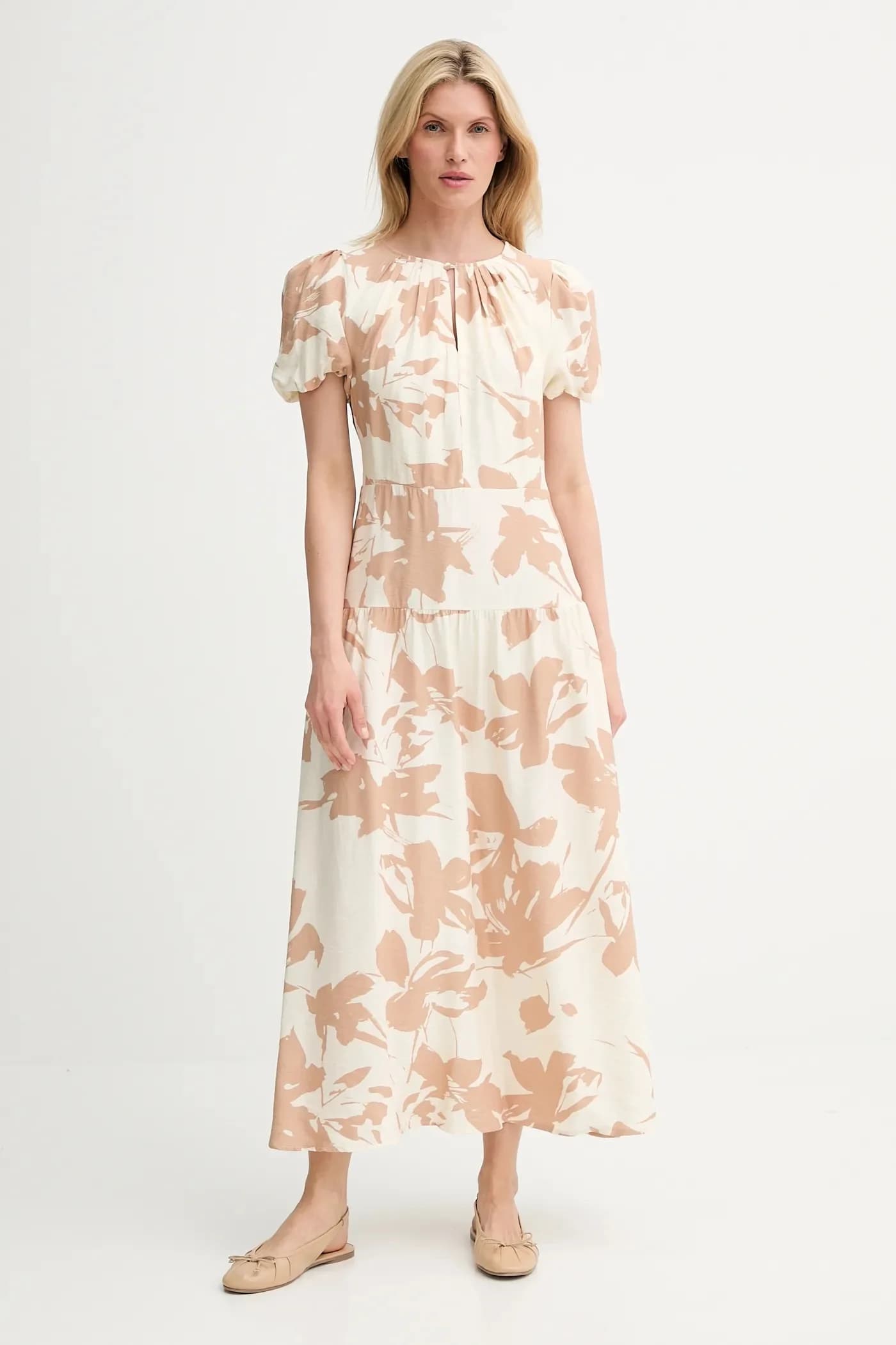 Льняное платье