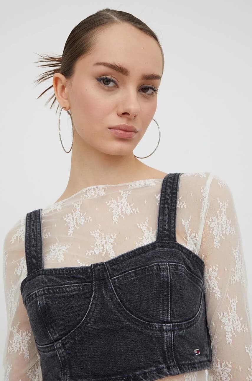 Джинсовый топ