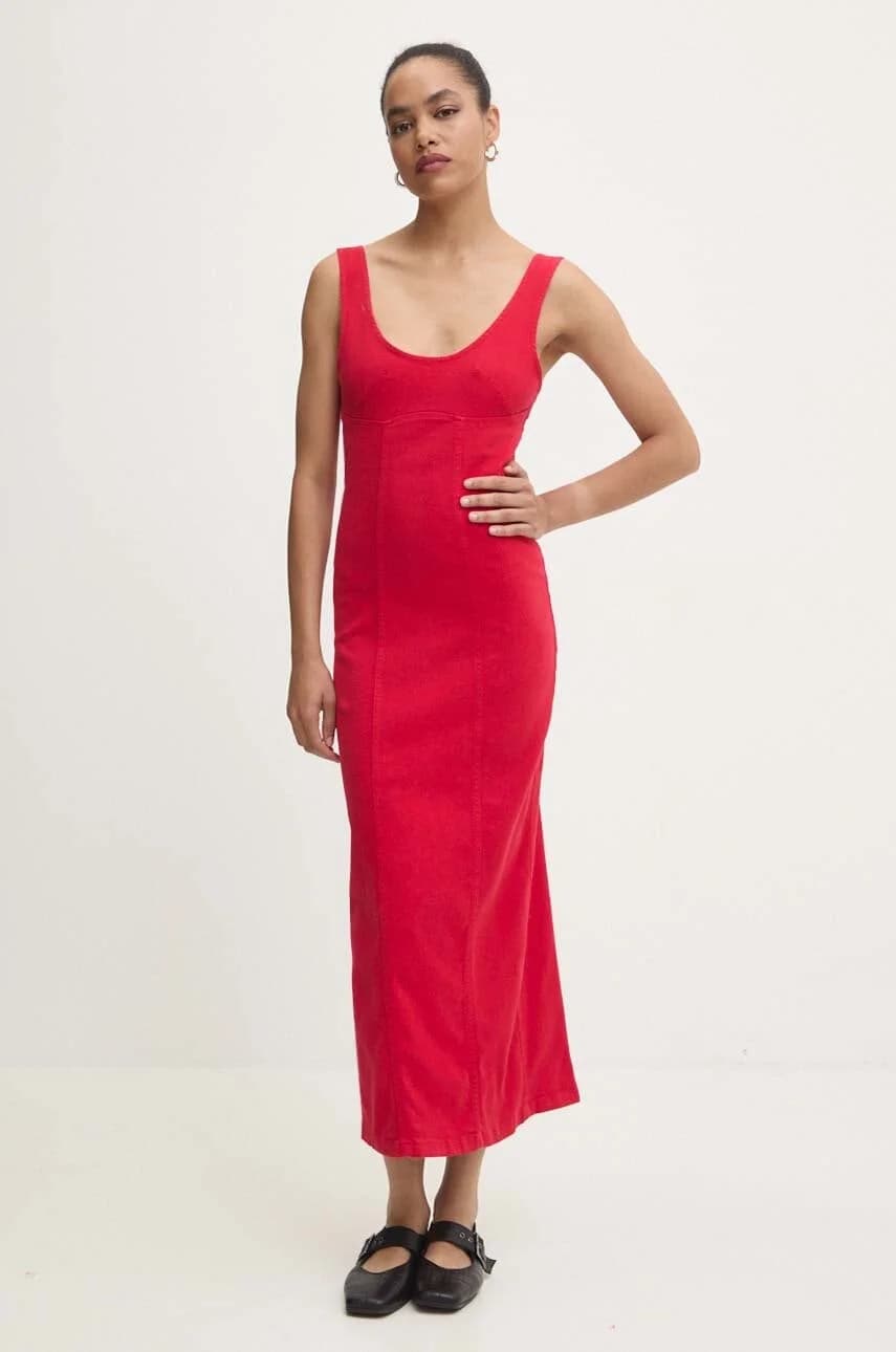 Джинсовое платье