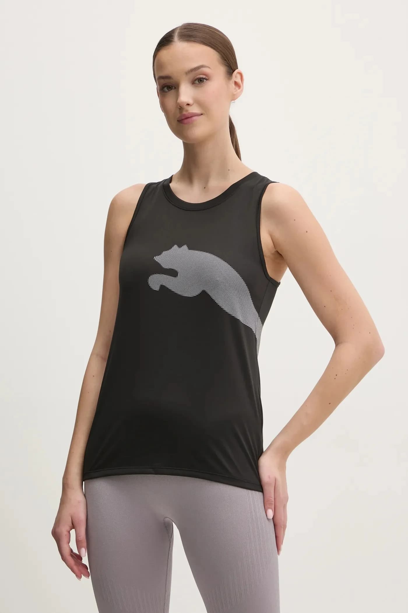 Тренировочный топ Train All Day с большим логотипом