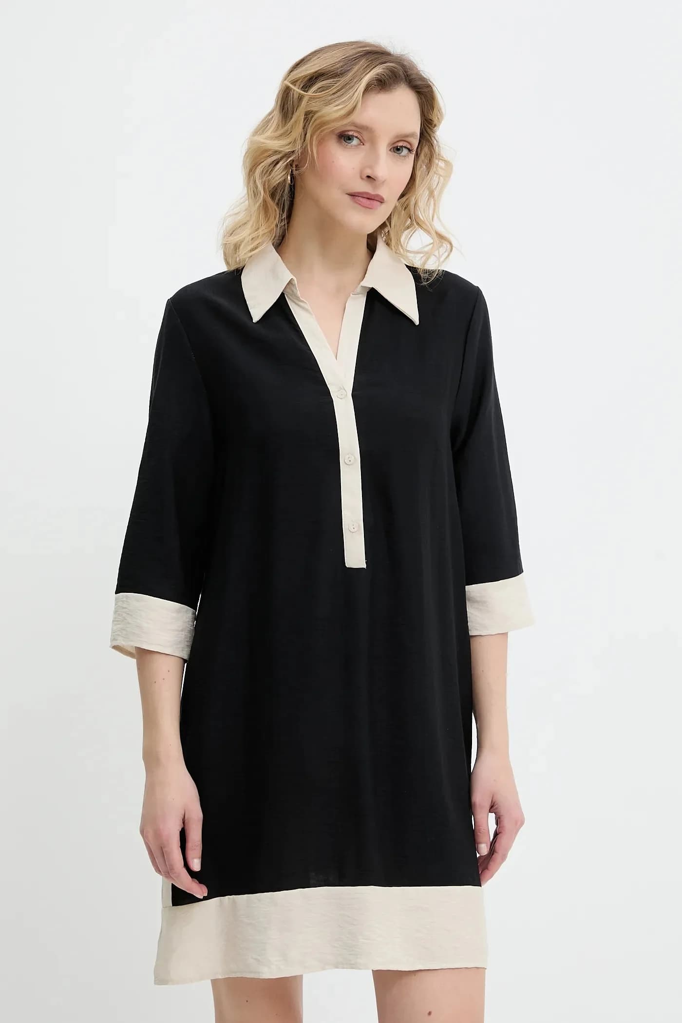 Льняное платье