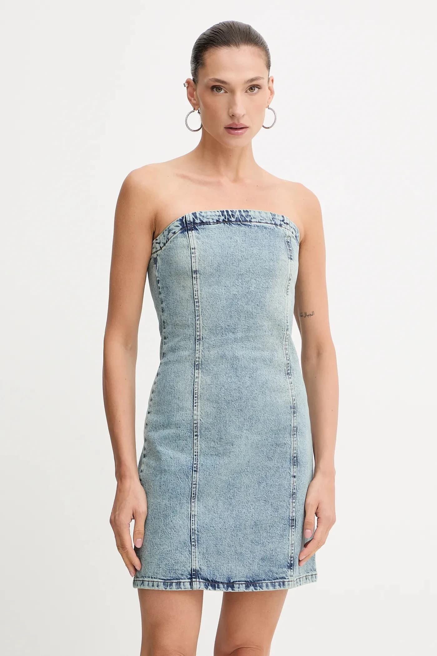 Джинсовое платье