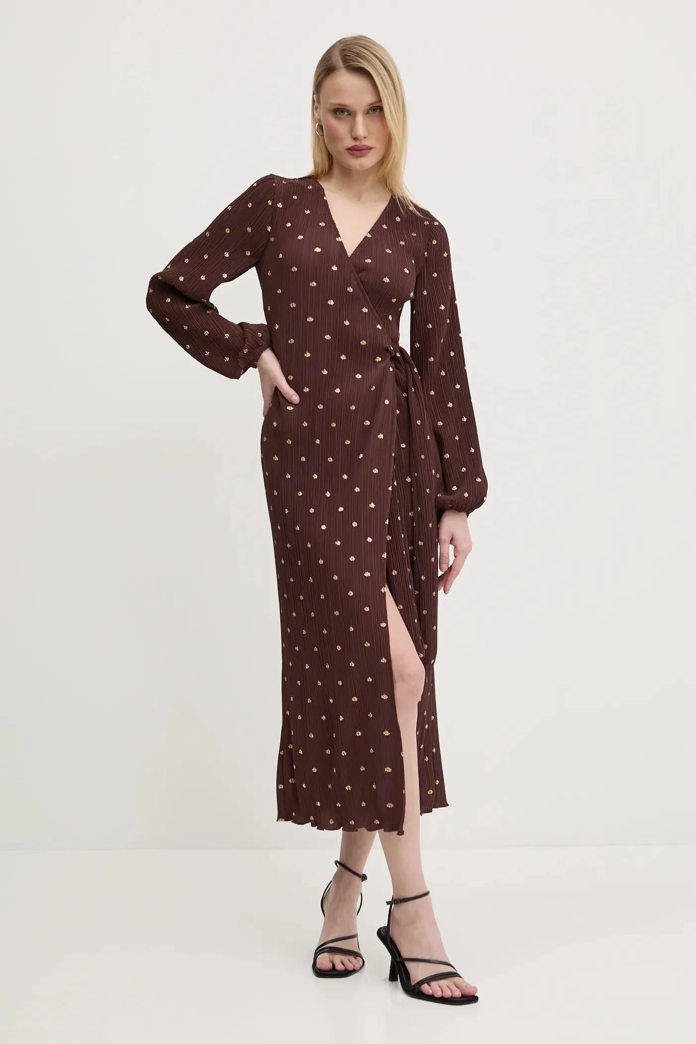 Плиссированное платье