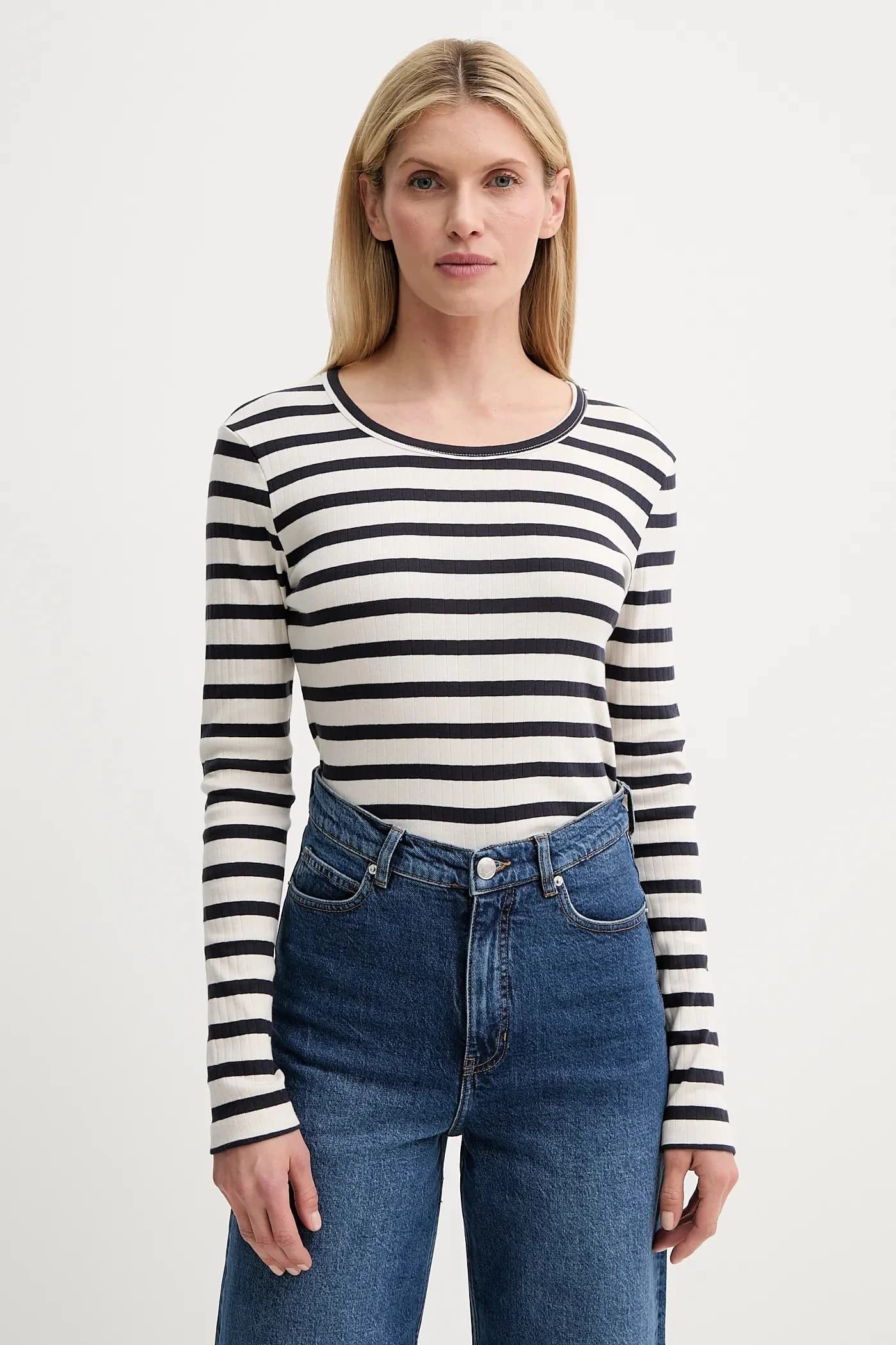 Хлопковая рубашка JOTE с длинными рукавами