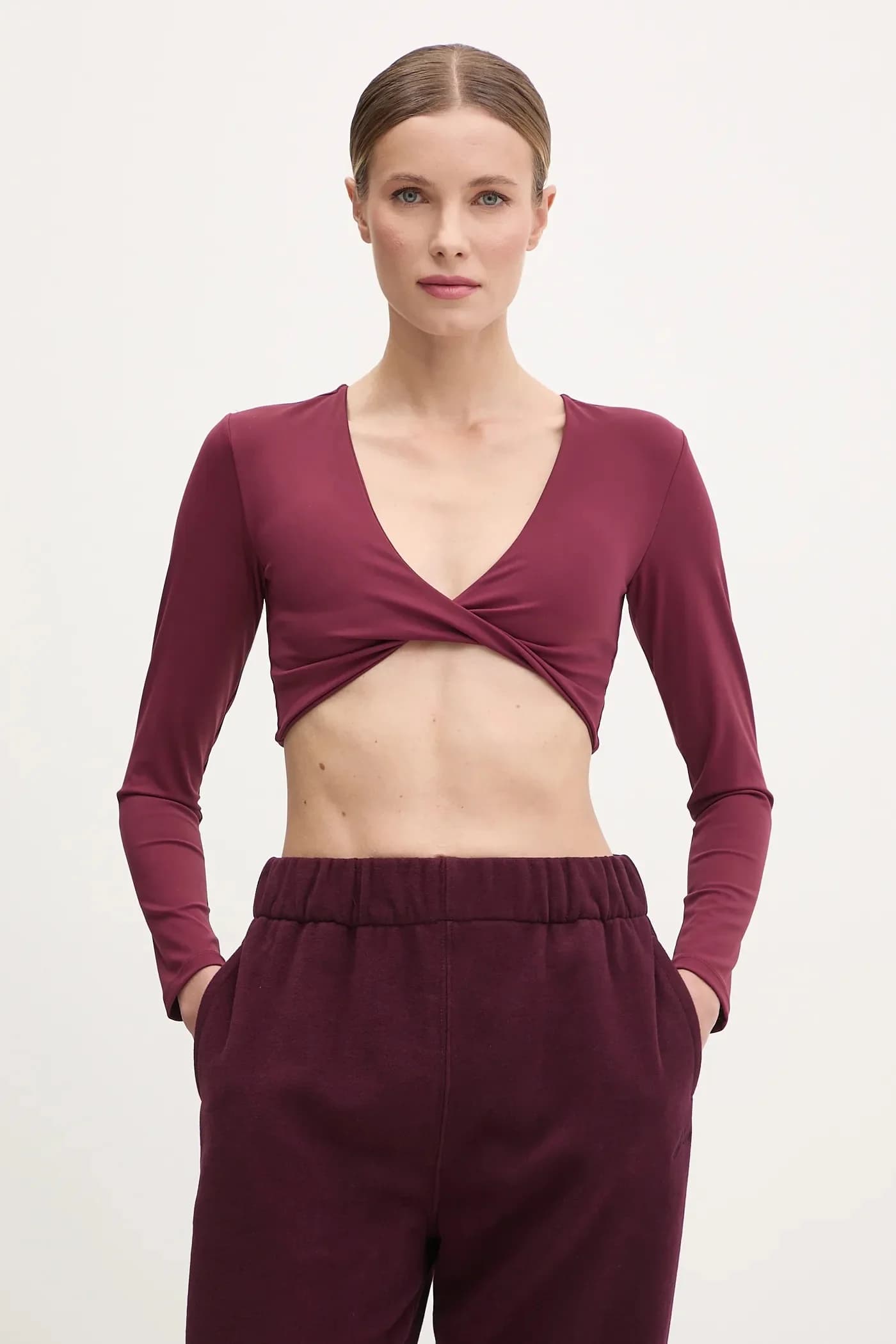 футболка для йоги Luna Twist с длинными рукавами