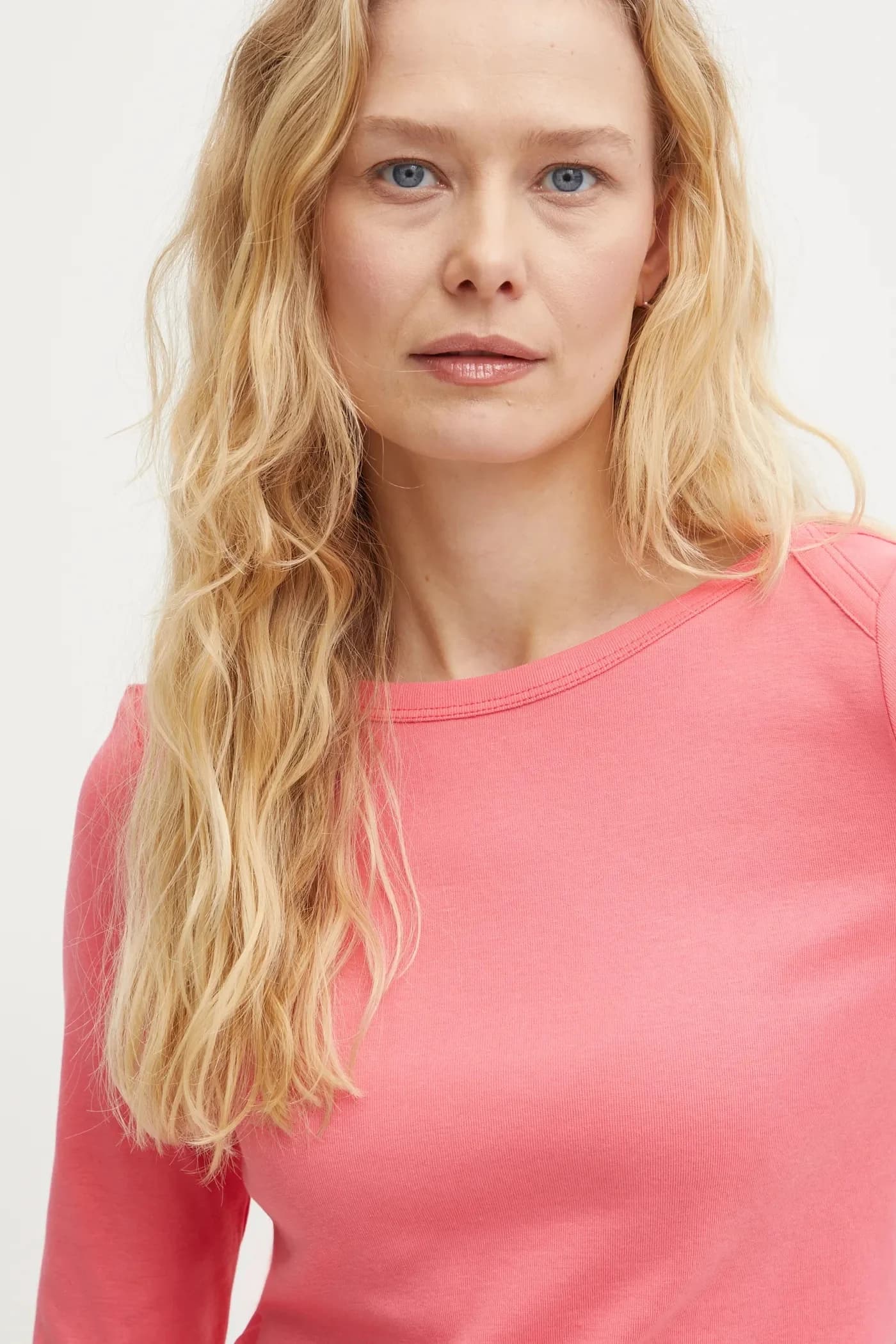 Хлопковая рубашка с длинным рукавом