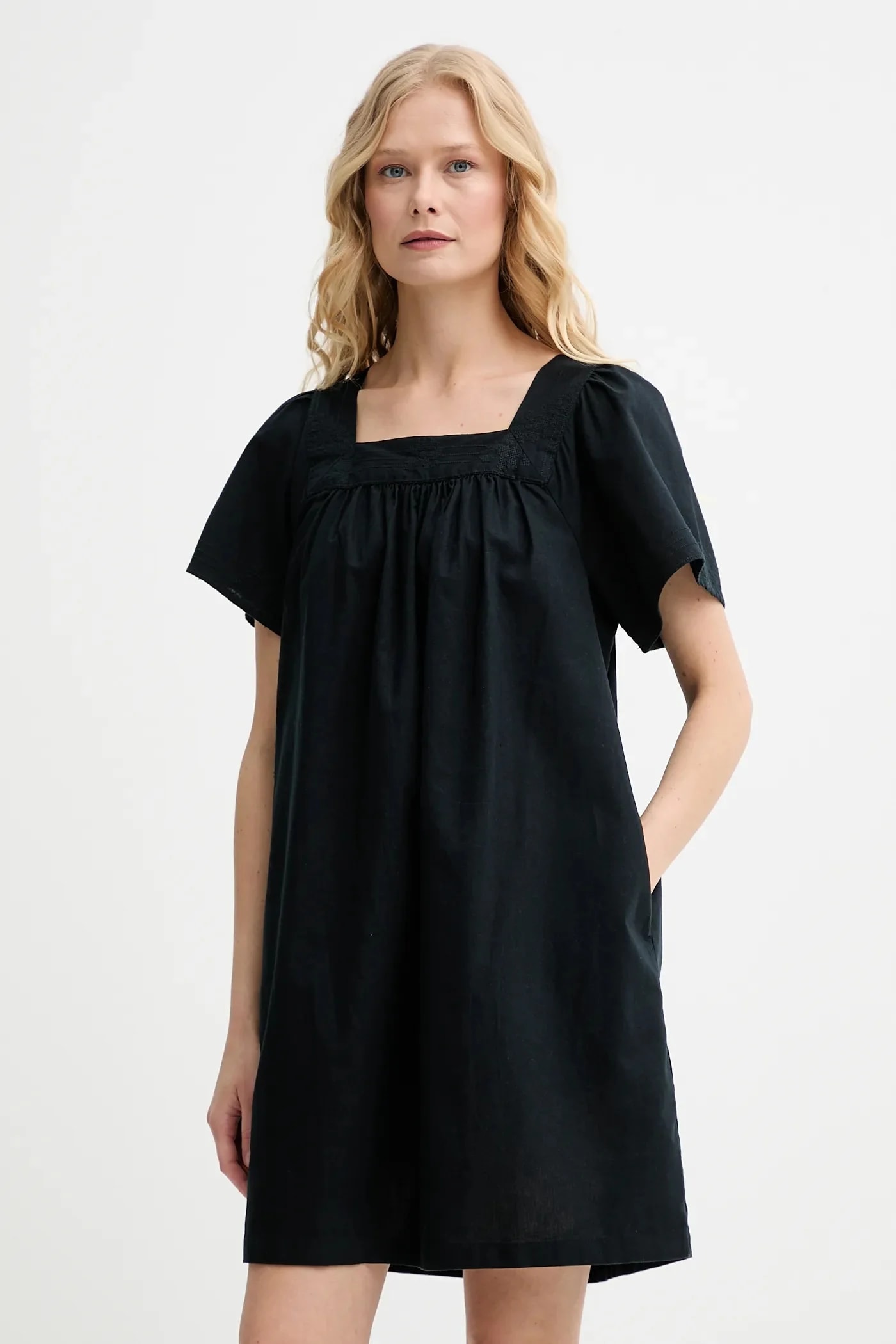 AMBRE BABYDOLL DRESS платье из смесового льна