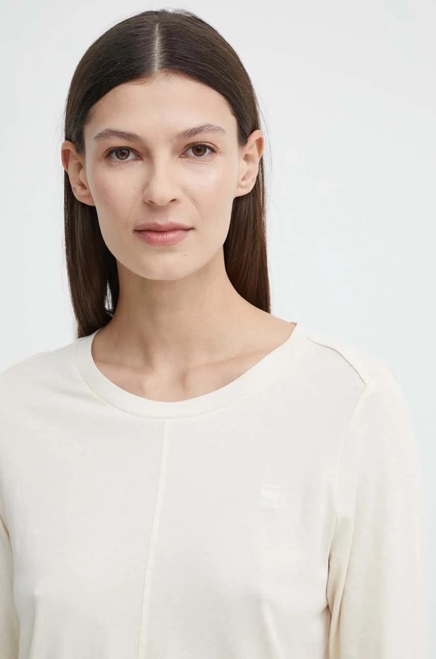 Хлопковая рубашка с длинным рукавом