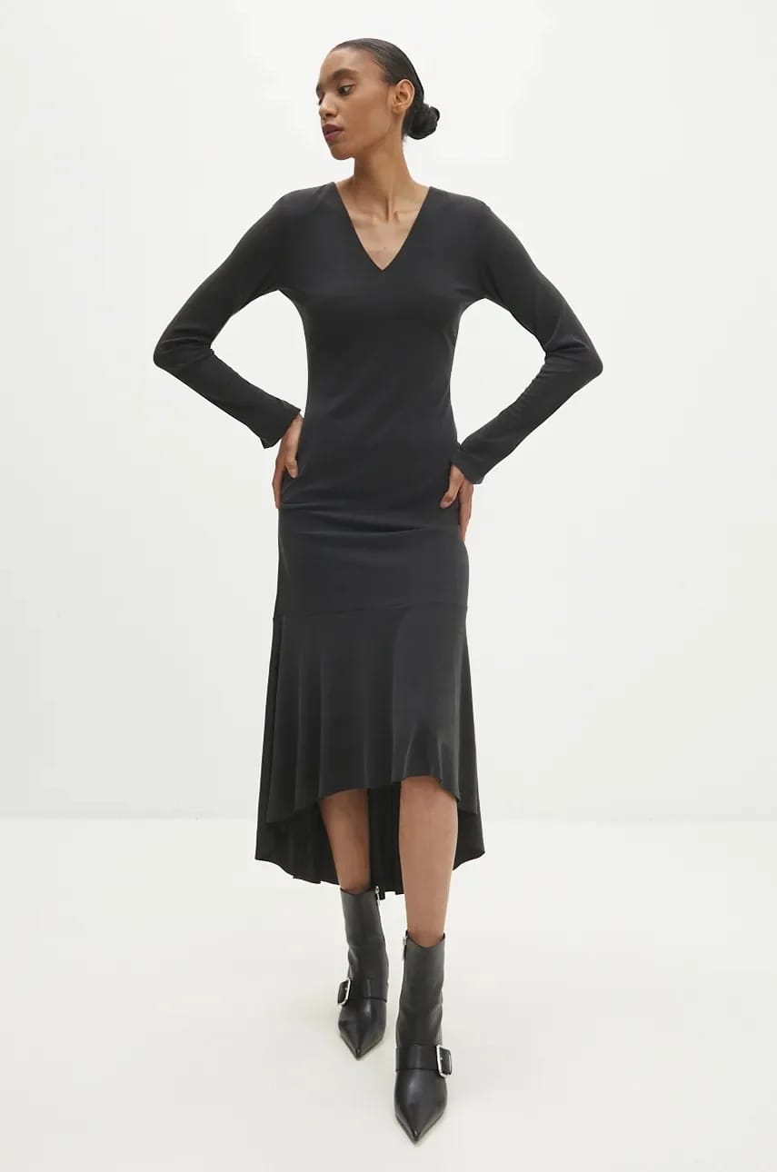 Платье черное для женщин