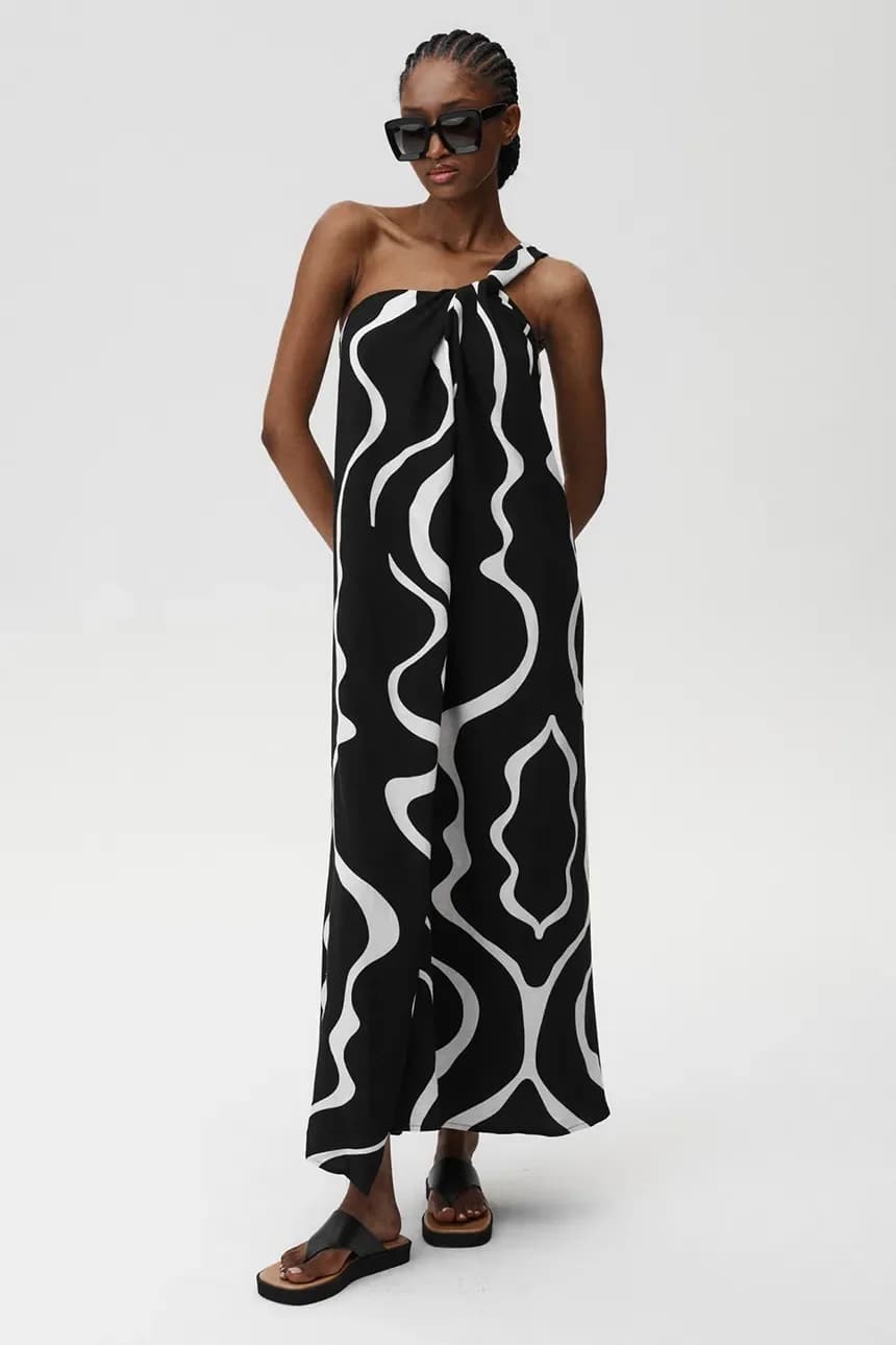 Платье Theia Dress из смесового льна