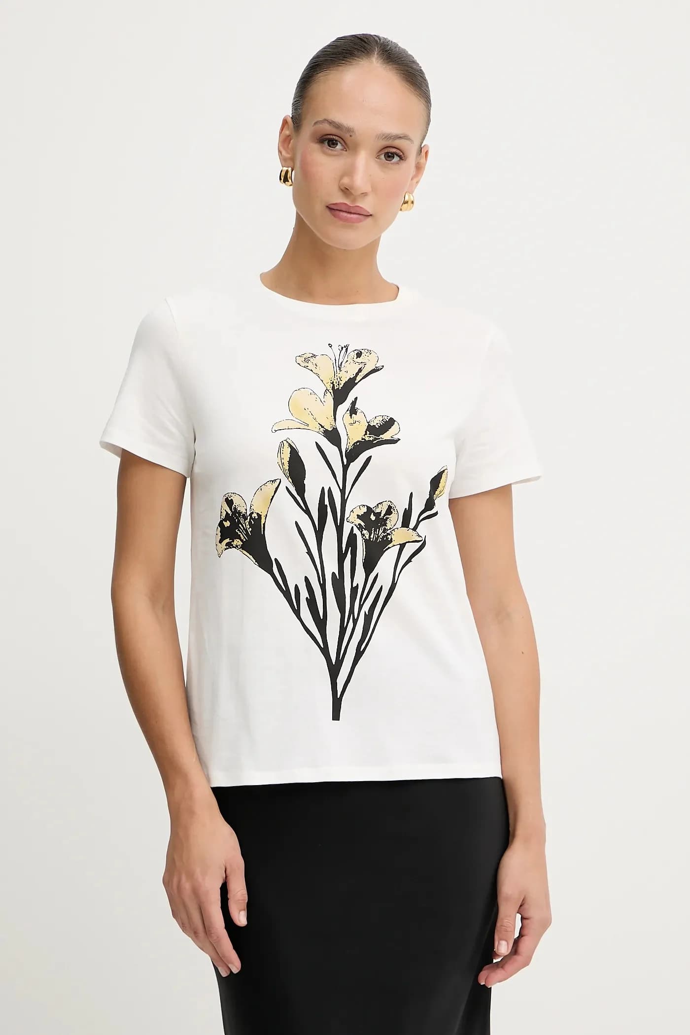 Хлопковая футболка GUGLIA