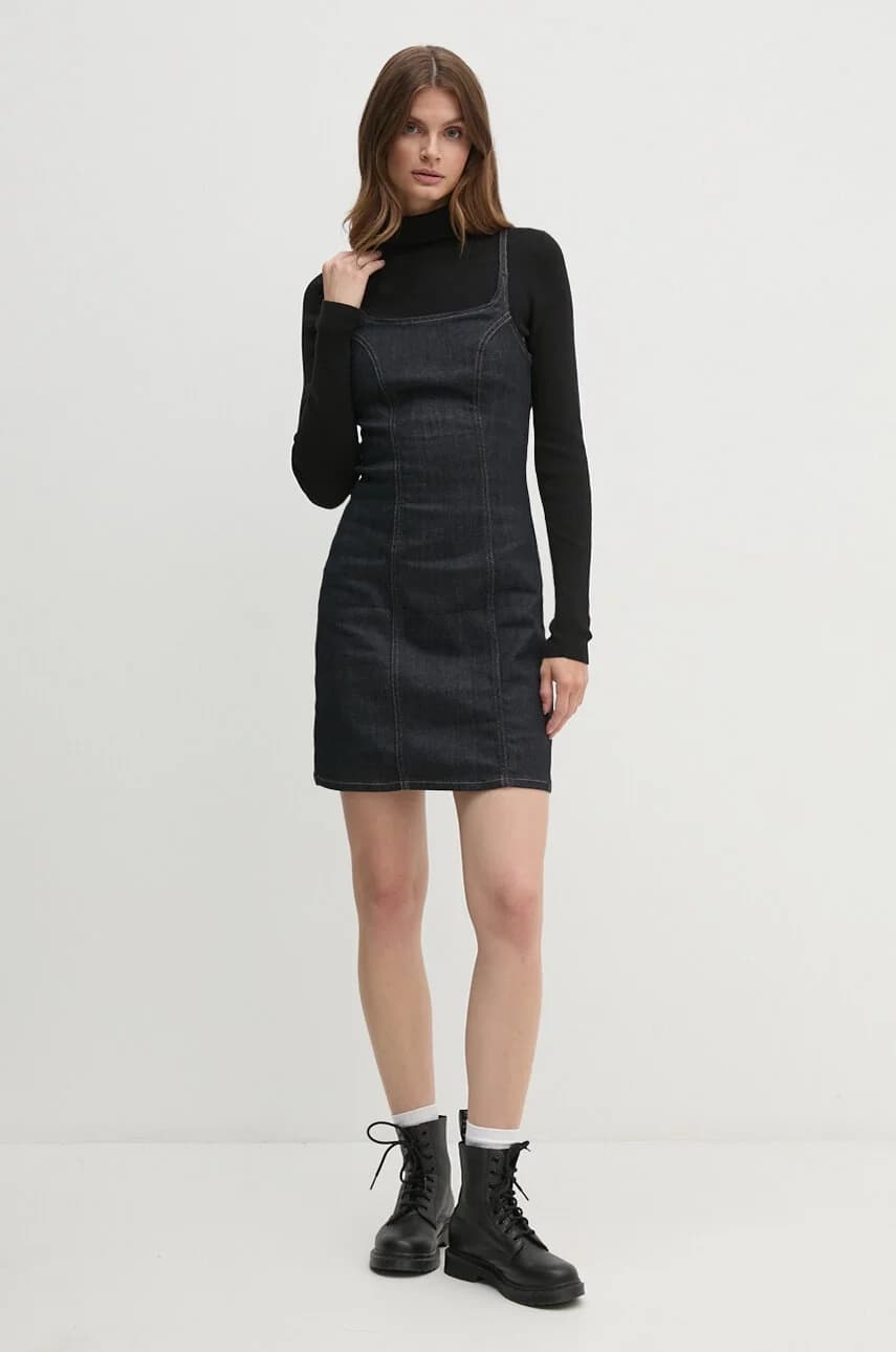 Джинсовое платье