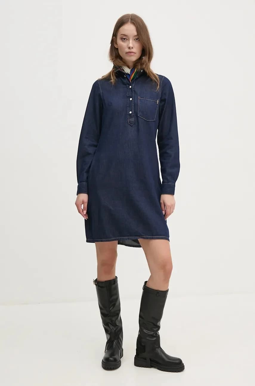 ПЛАТЬЕ-ПУЛОВЕР REGULAR джинсовое платье