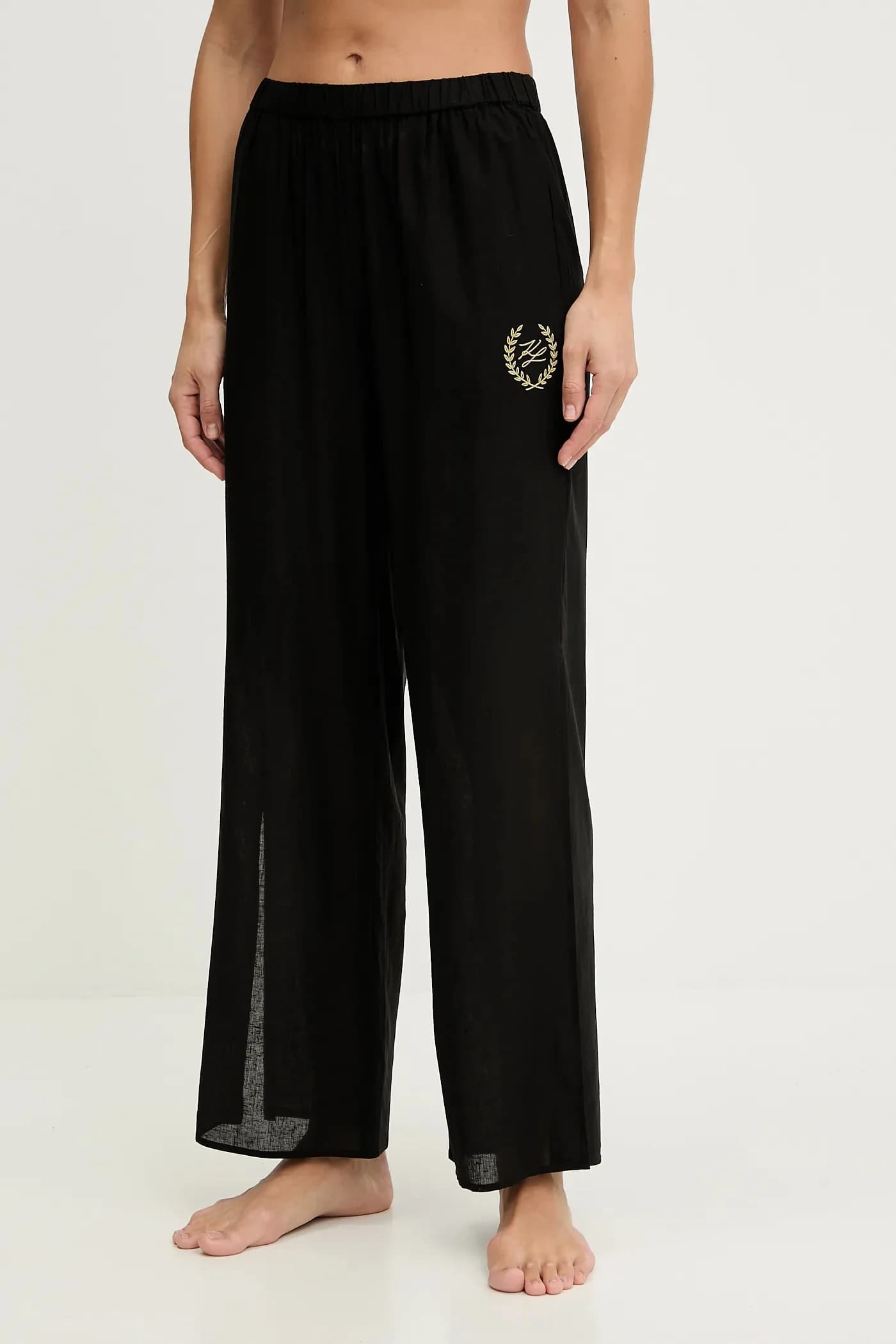 Пляжные брюки с добавлением льна HOTEL KARL