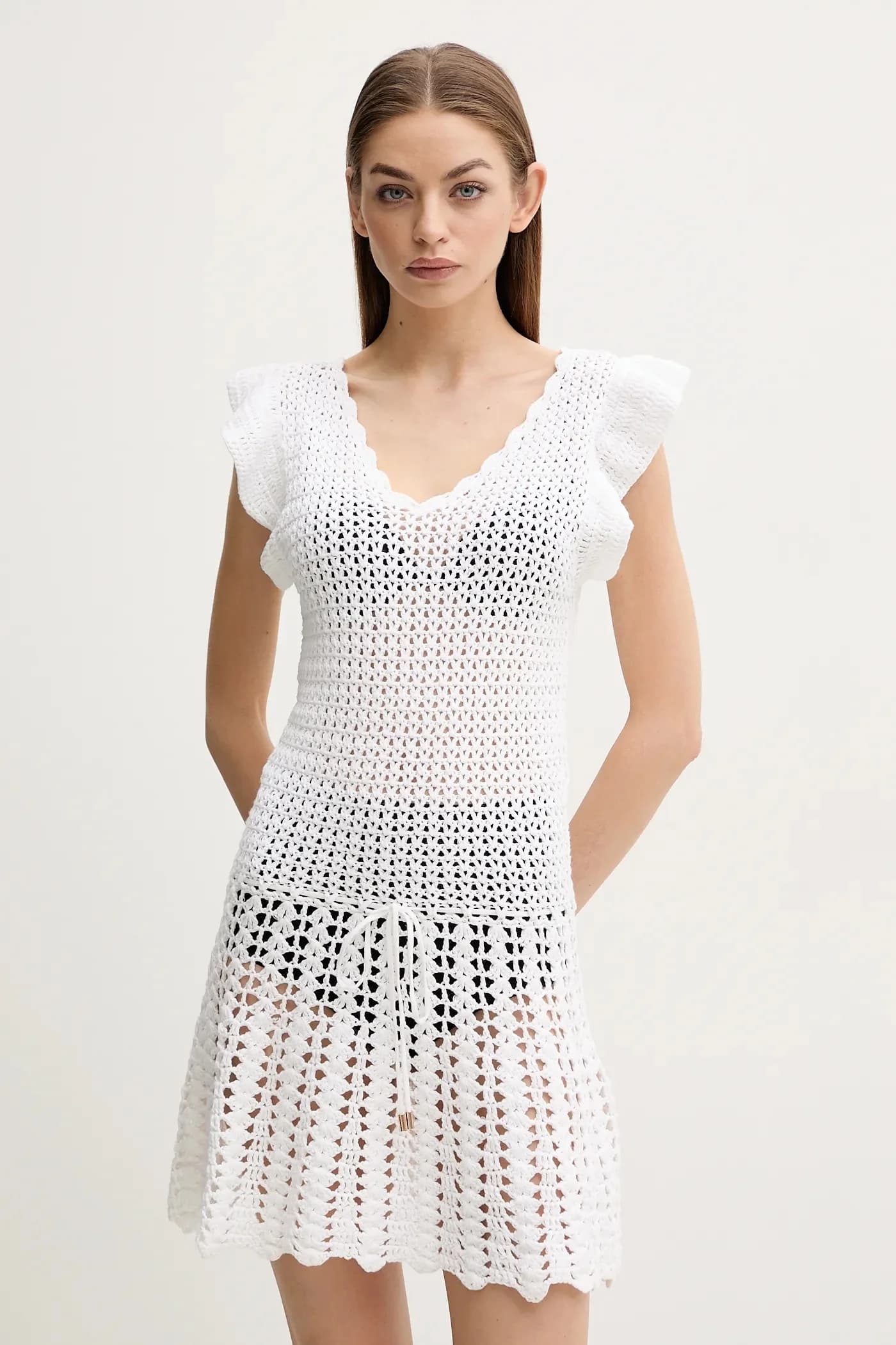 Хлопковое пляжное платье