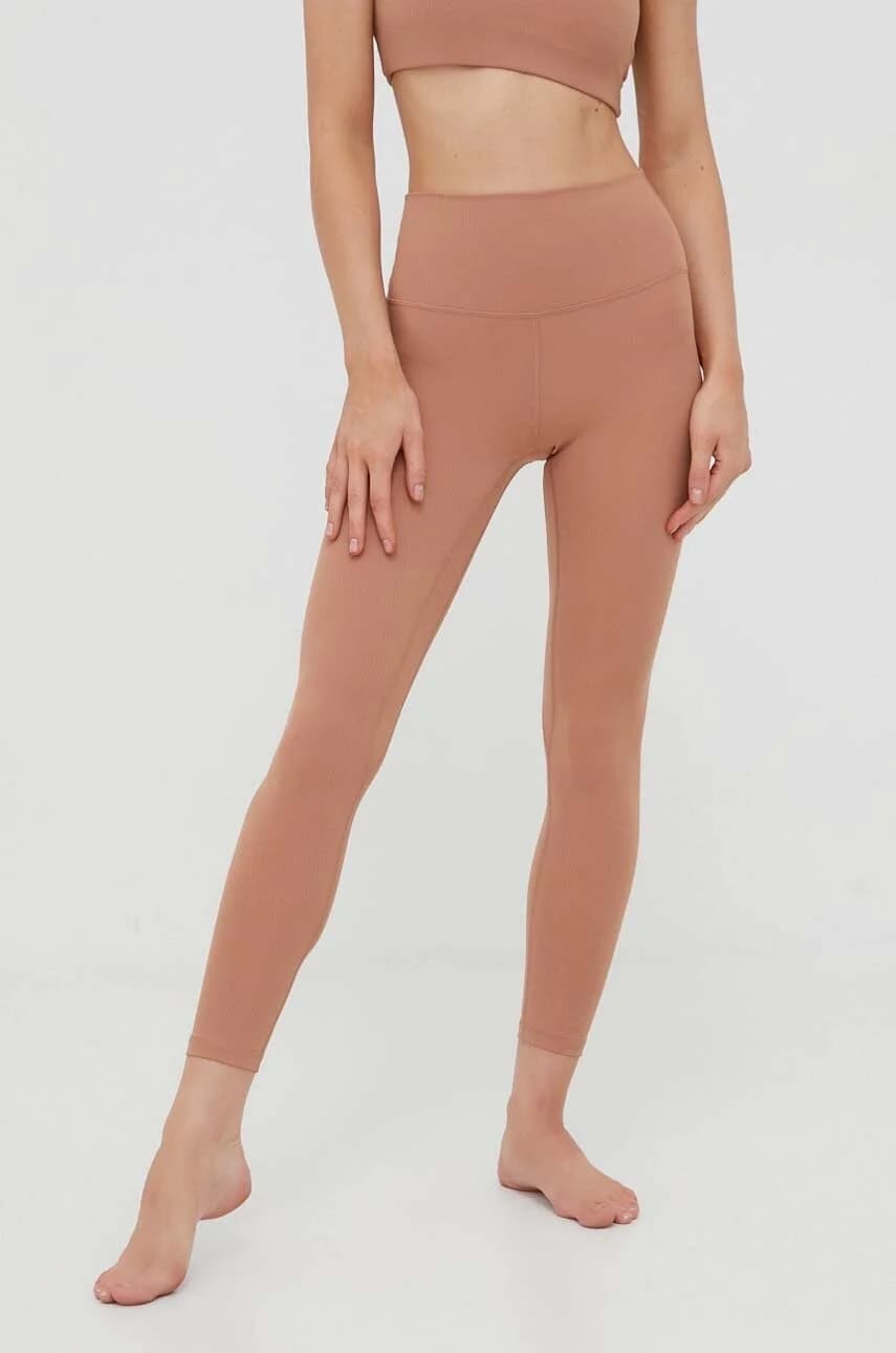 Леггинсы для йоги Unity в рубчик