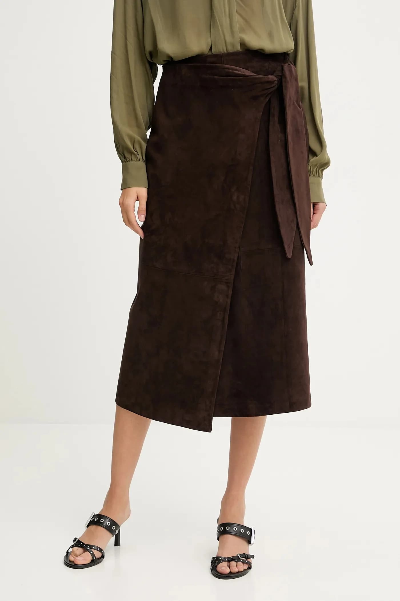 Замшевая юбка