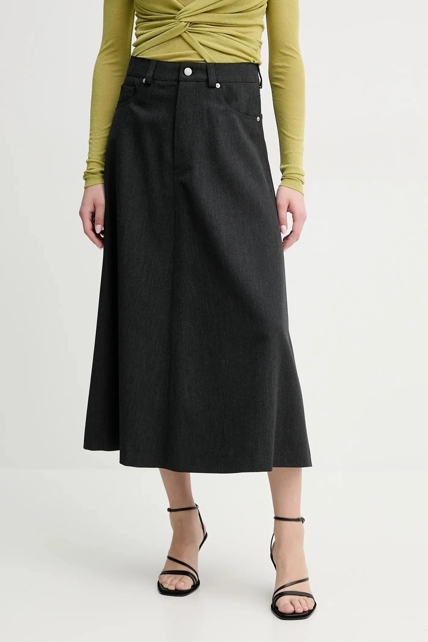 шерстяная юбка CINTIA