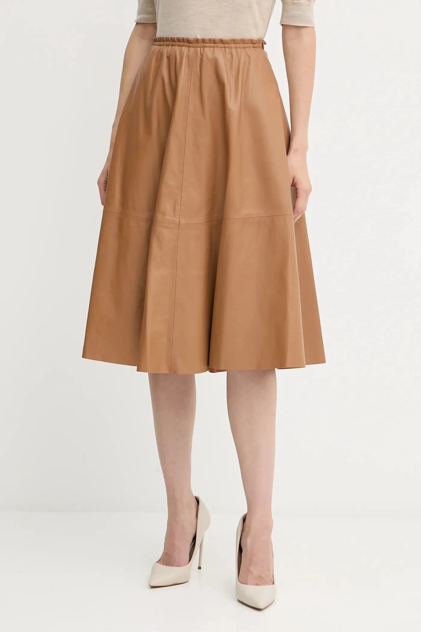 Кожаная юбка