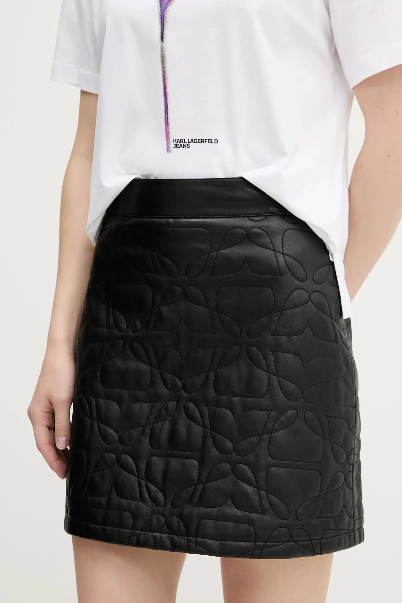 Кожаная юбка Lesani