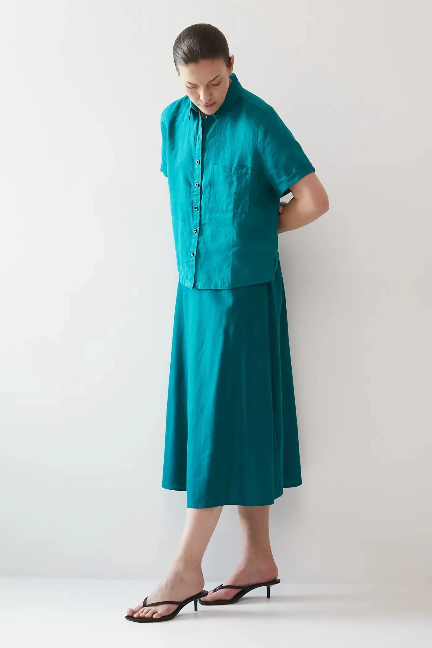 Льняная юбка