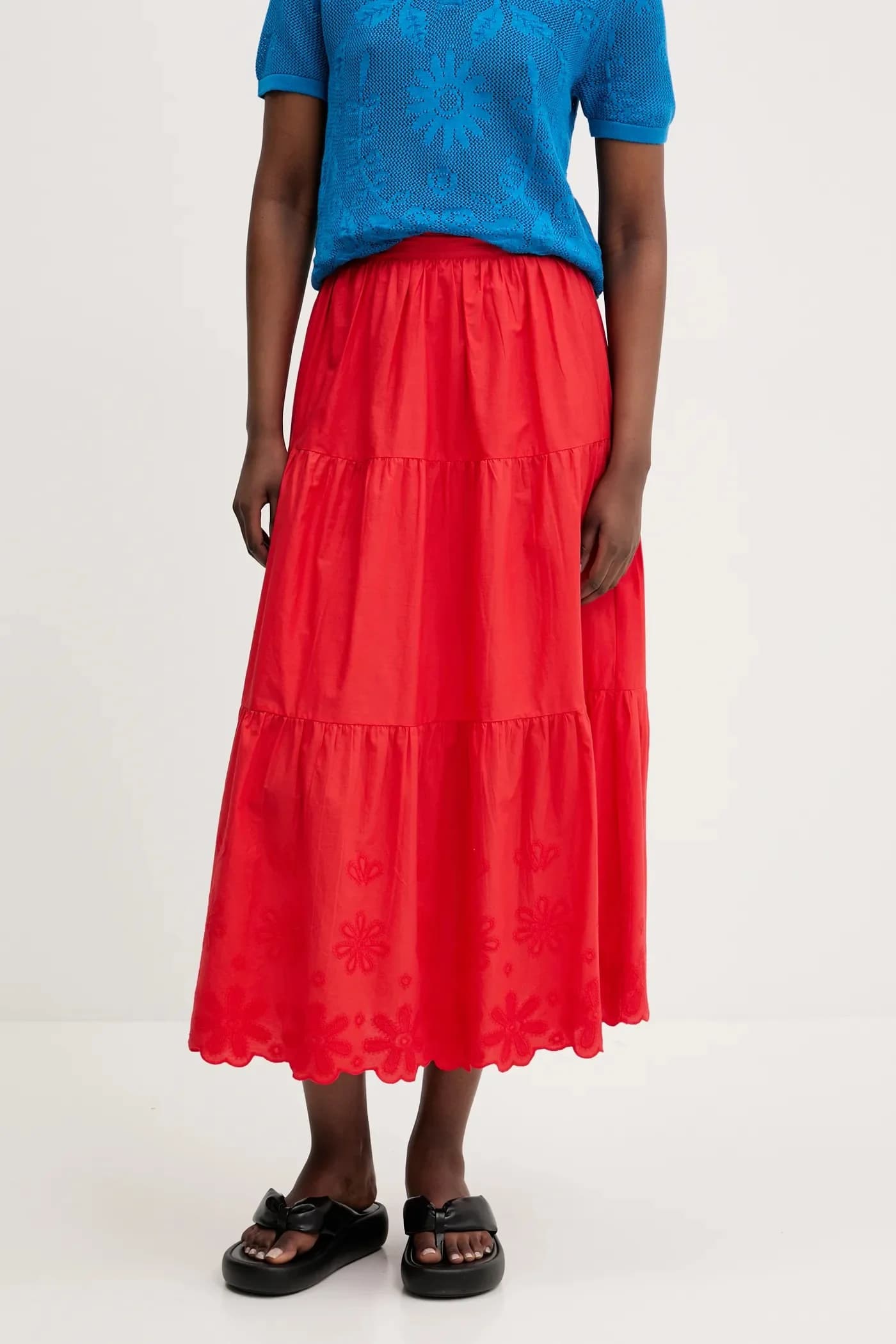 ТОЛСТОЙ хлопковая юбка