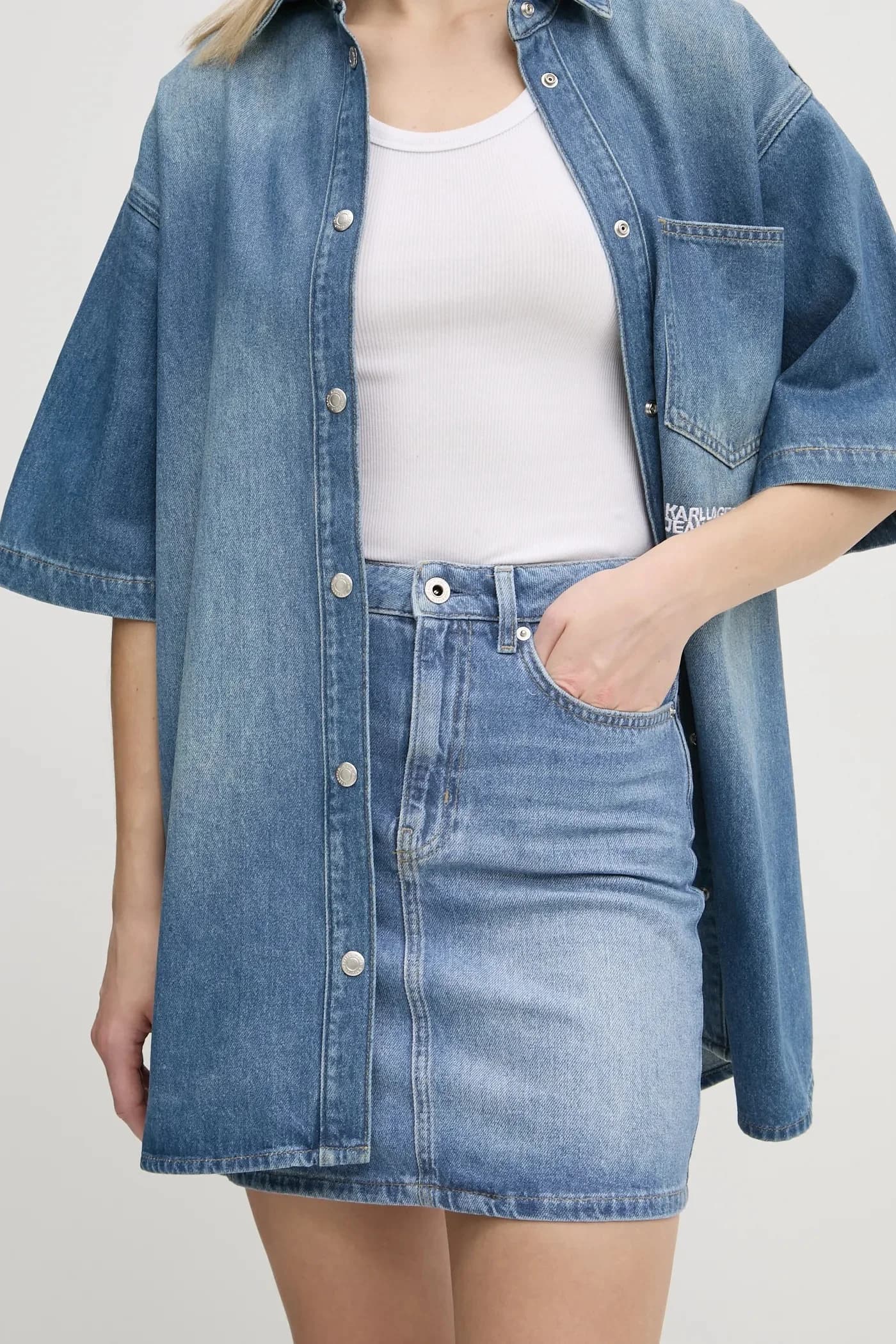 Джинсовая юбка