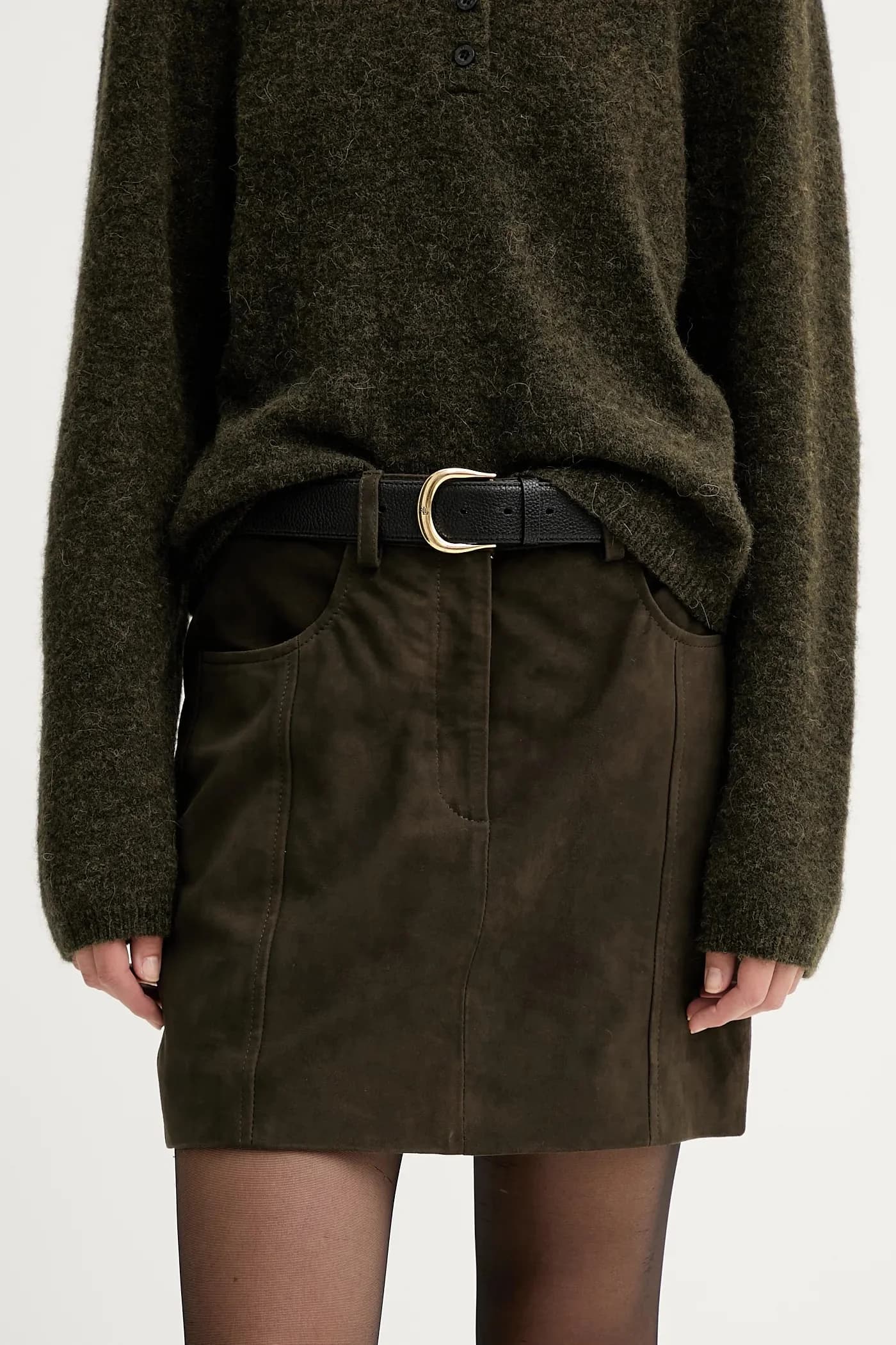 Замшевая юбка