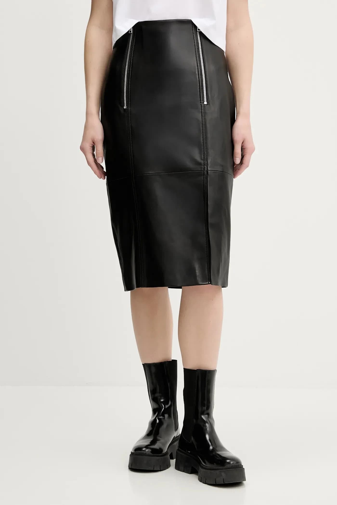 Кожаная юбка Леомира
