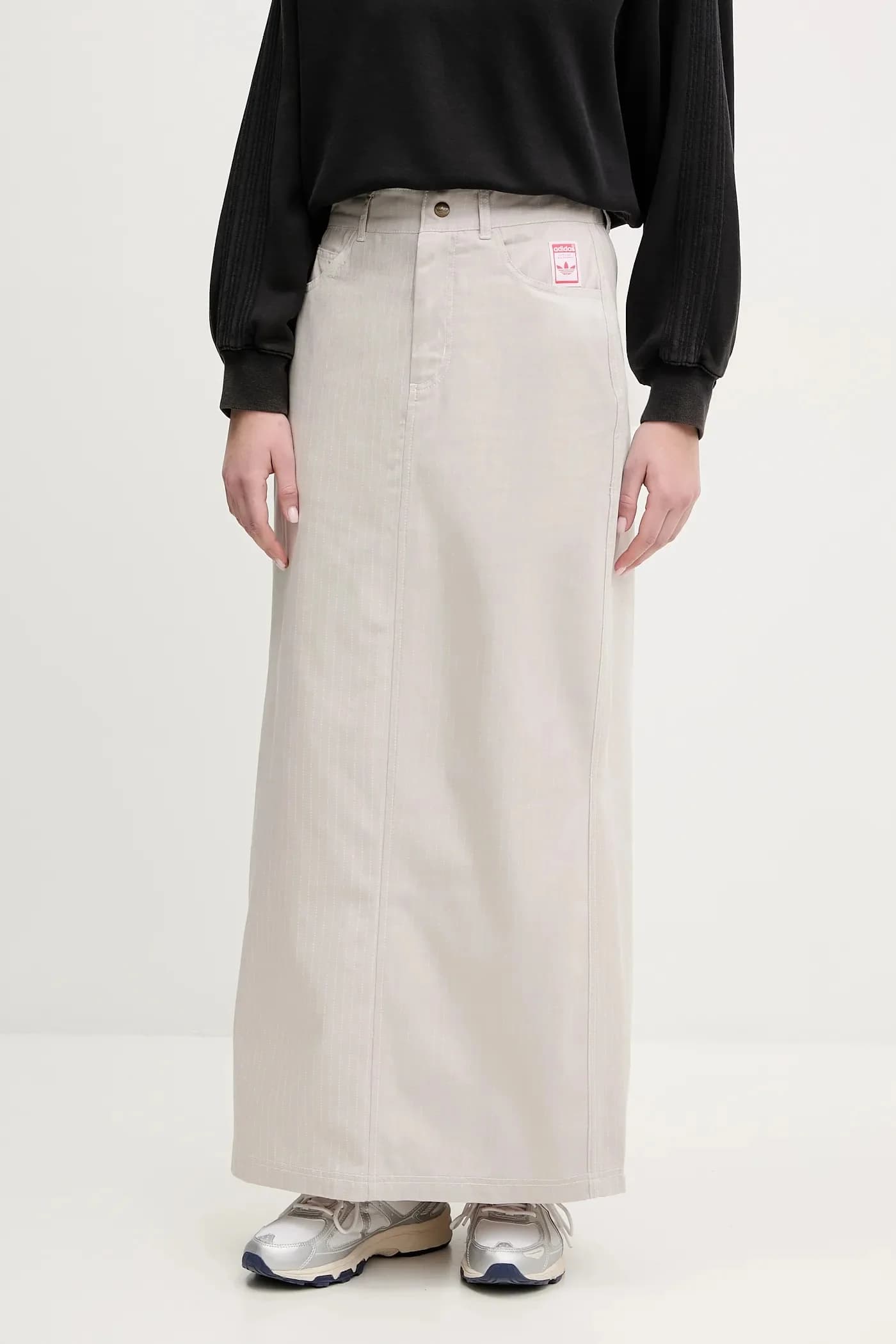 Юбка из хлопка AOP MAXI SKIRT