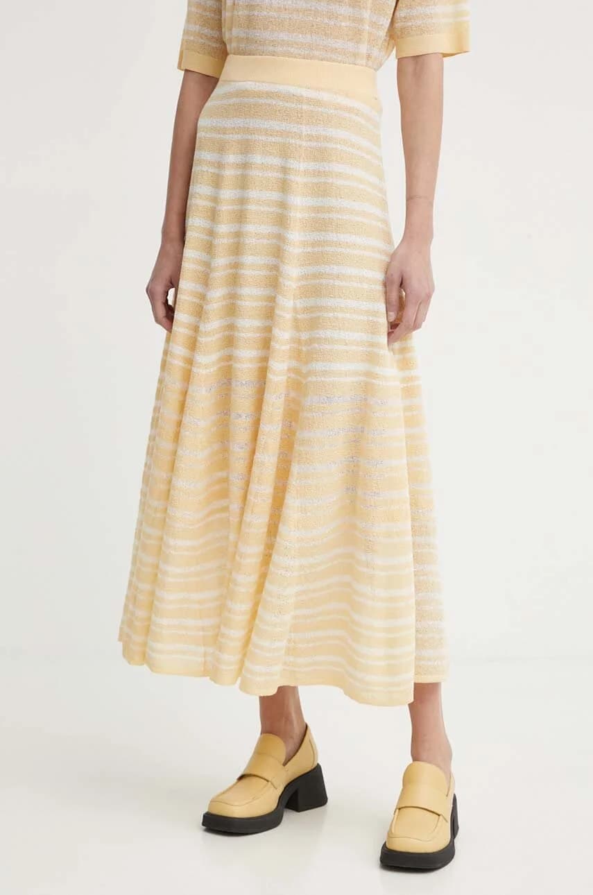 Юбка THEO из смесового льна