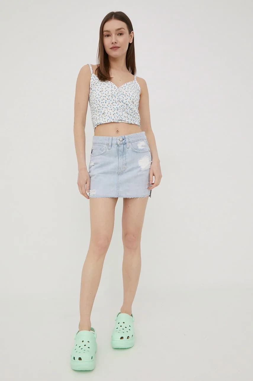 Джинсовая юбка