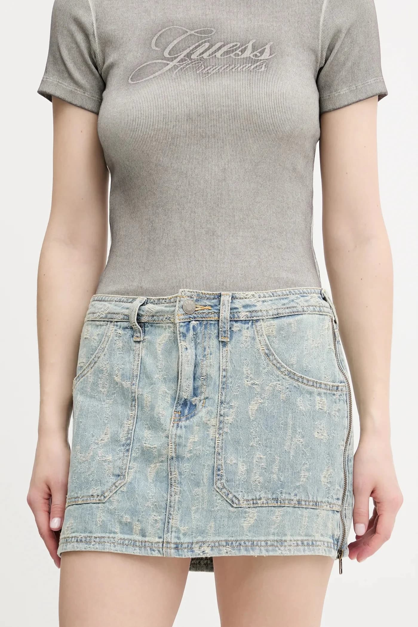 Джинсовая юбка