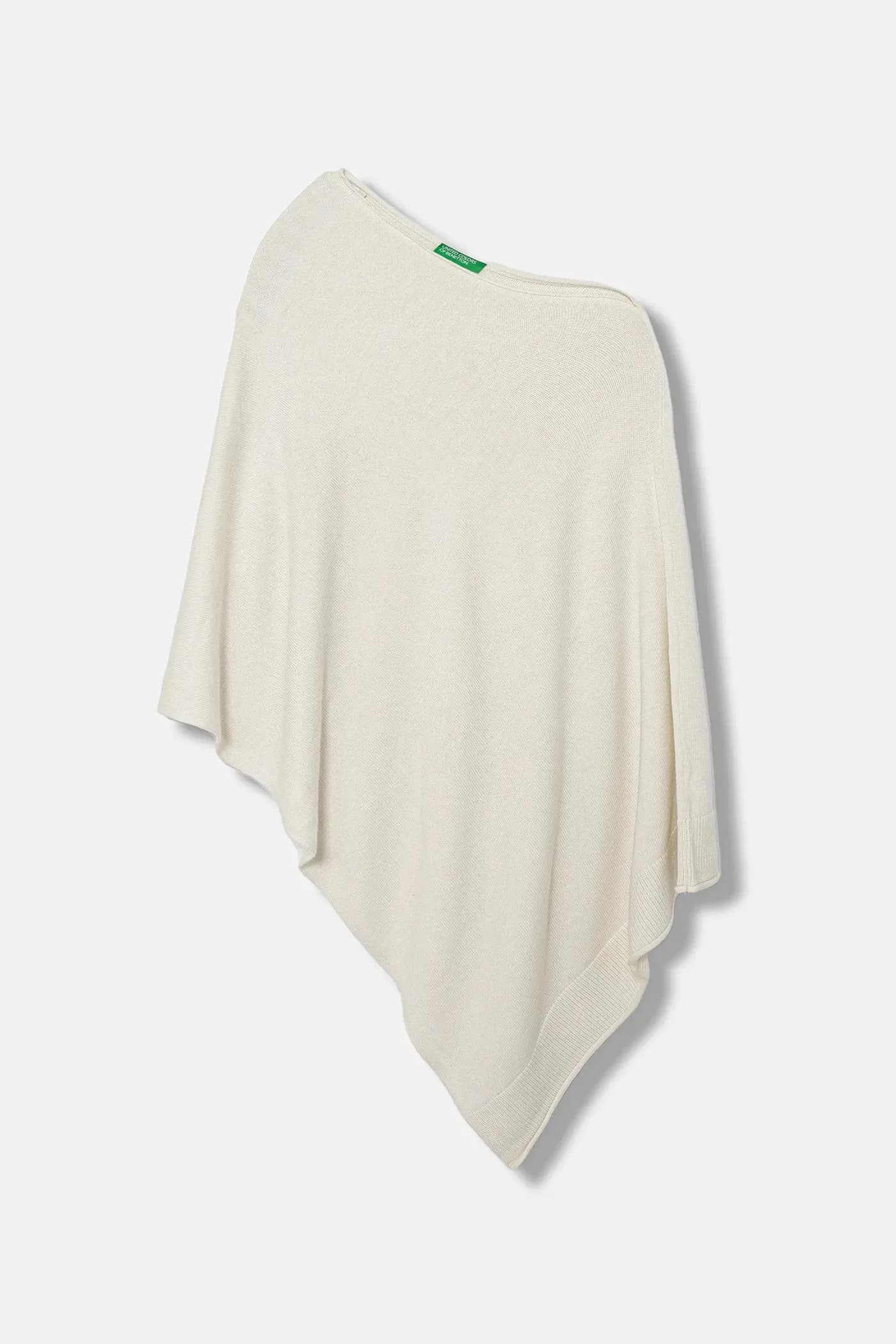 Пончо с добавлением шерсти