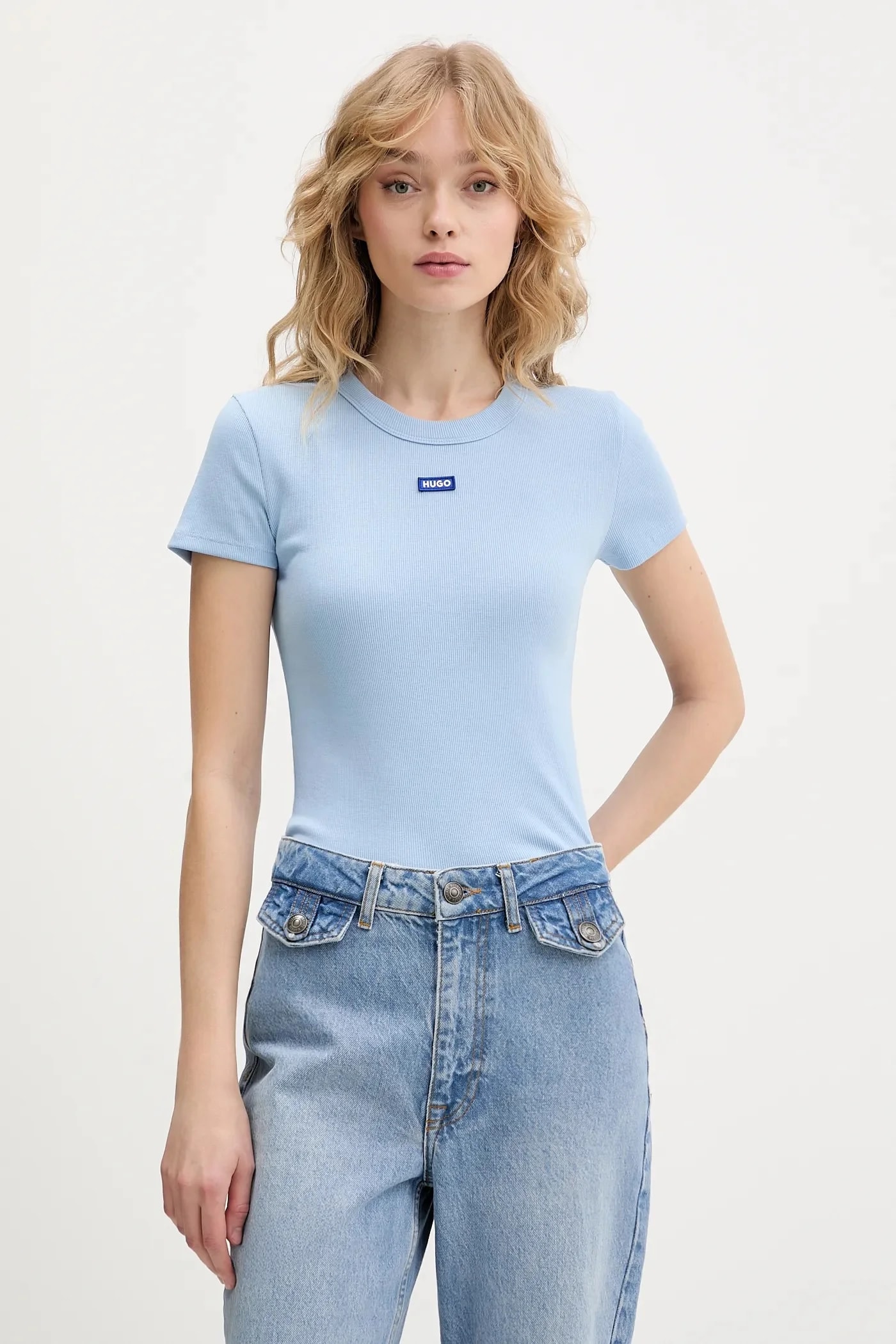 Женская футболка из хлопка с эластаном Easy Tee_B
