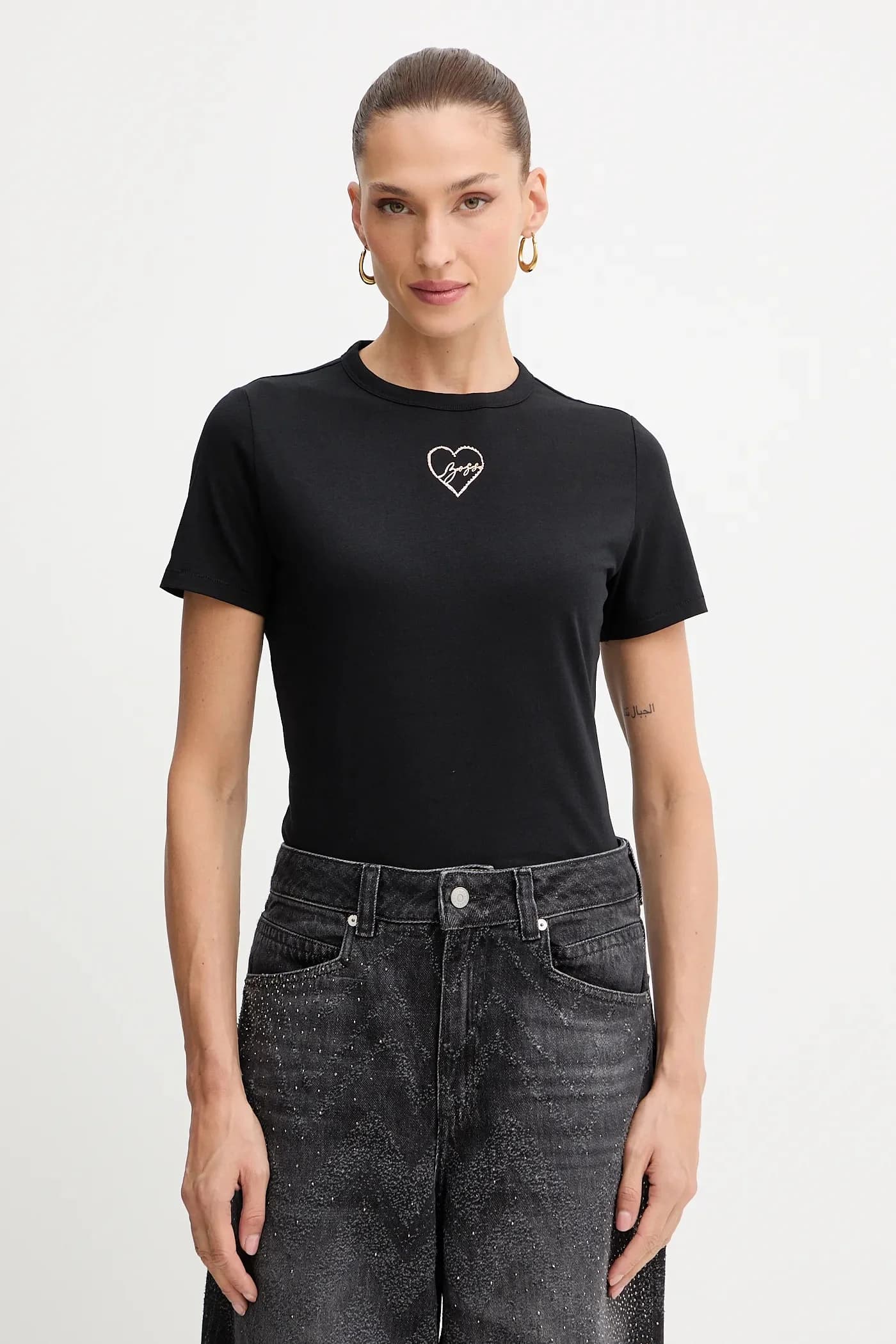 Хлопковая футболка C_Elogo_crystal1