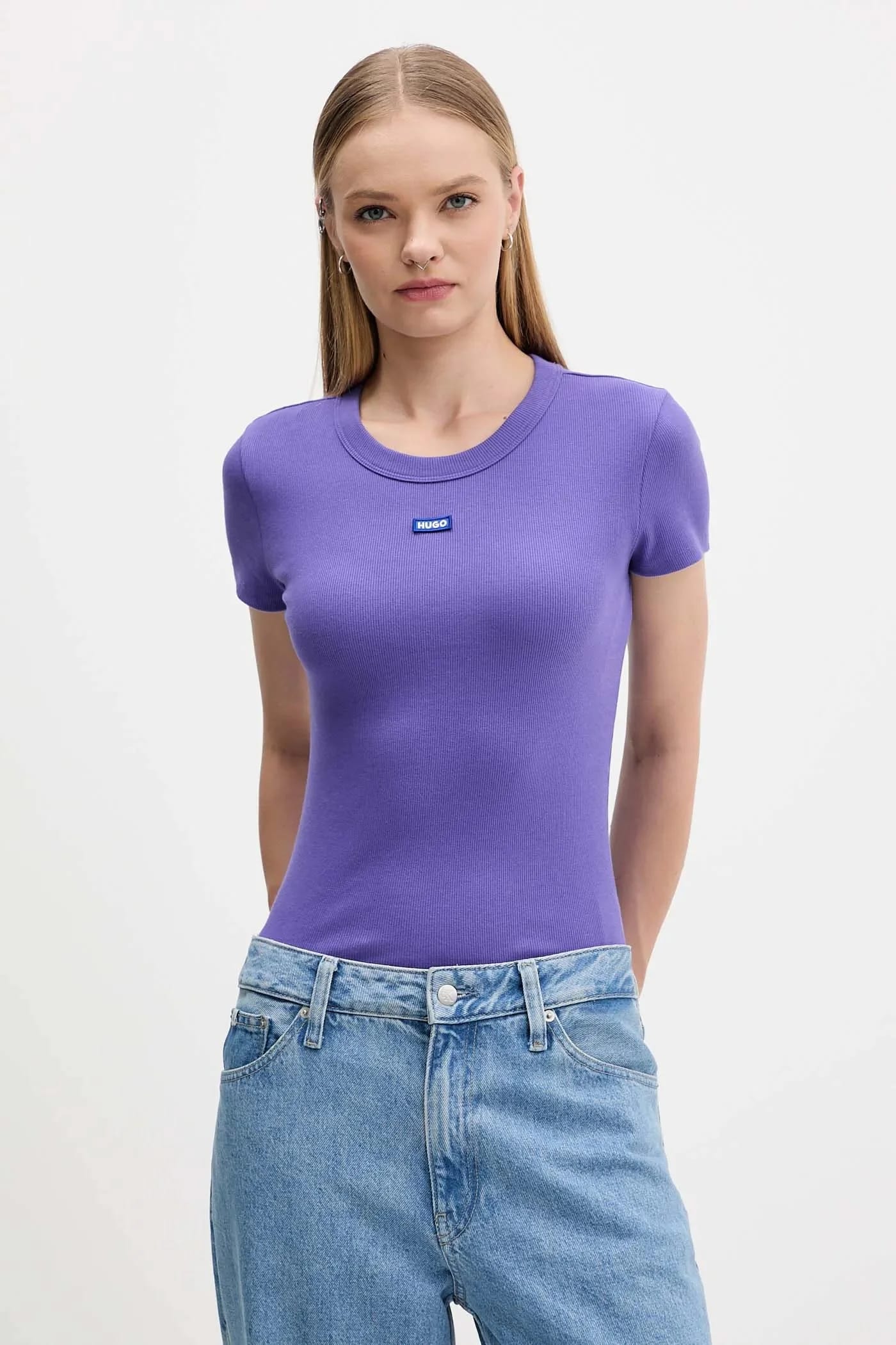 Футболка Easy Tee_B фиолетовая для женщин