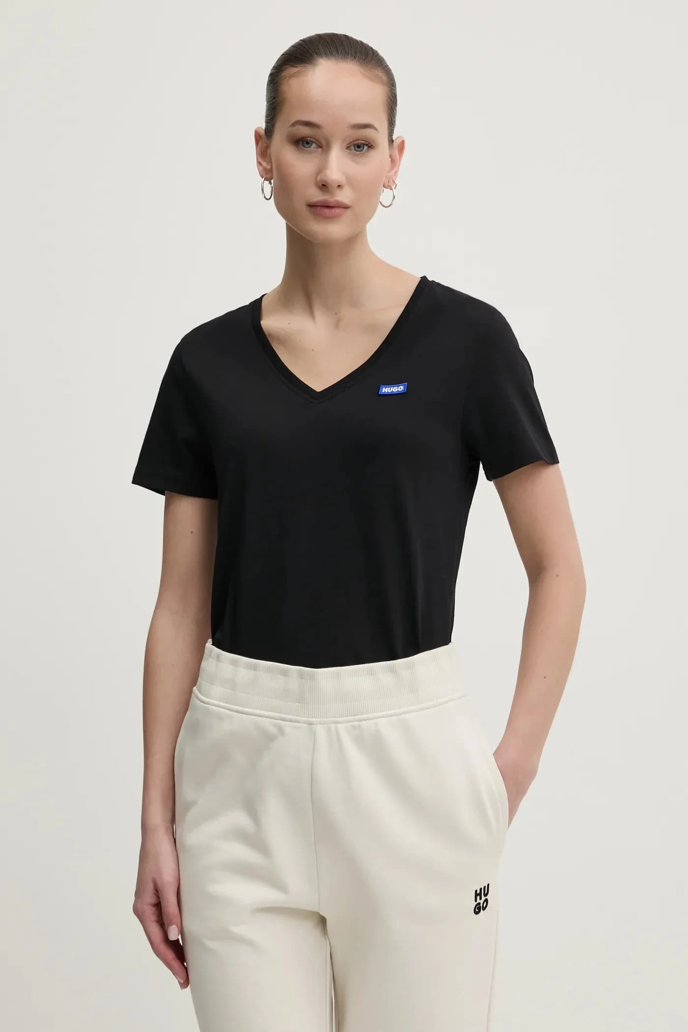 Классическая хлопковая футболка V_B