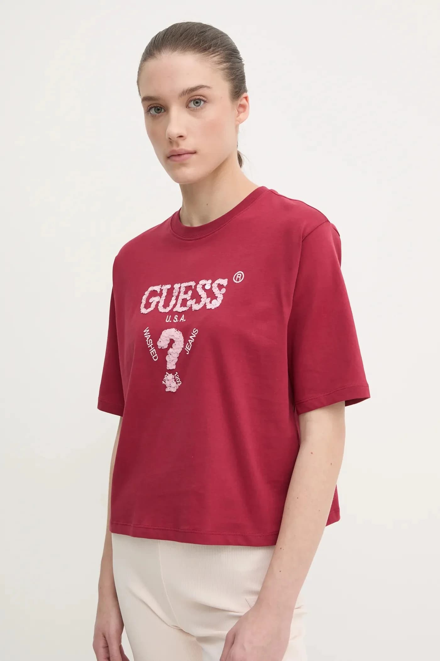 Хлопковая футболка AURLIE