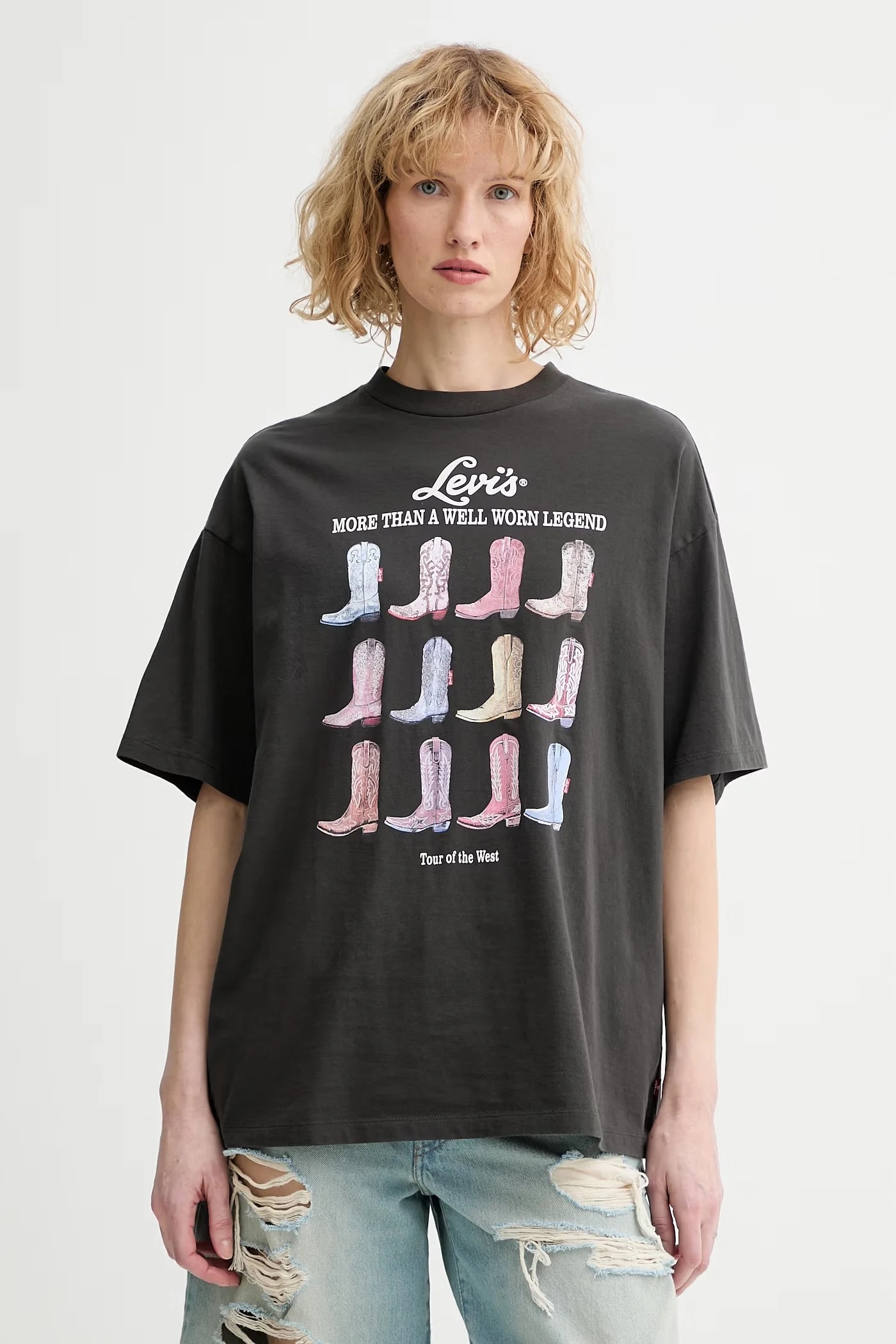Хлопковая футболка GRAPHIC STACK