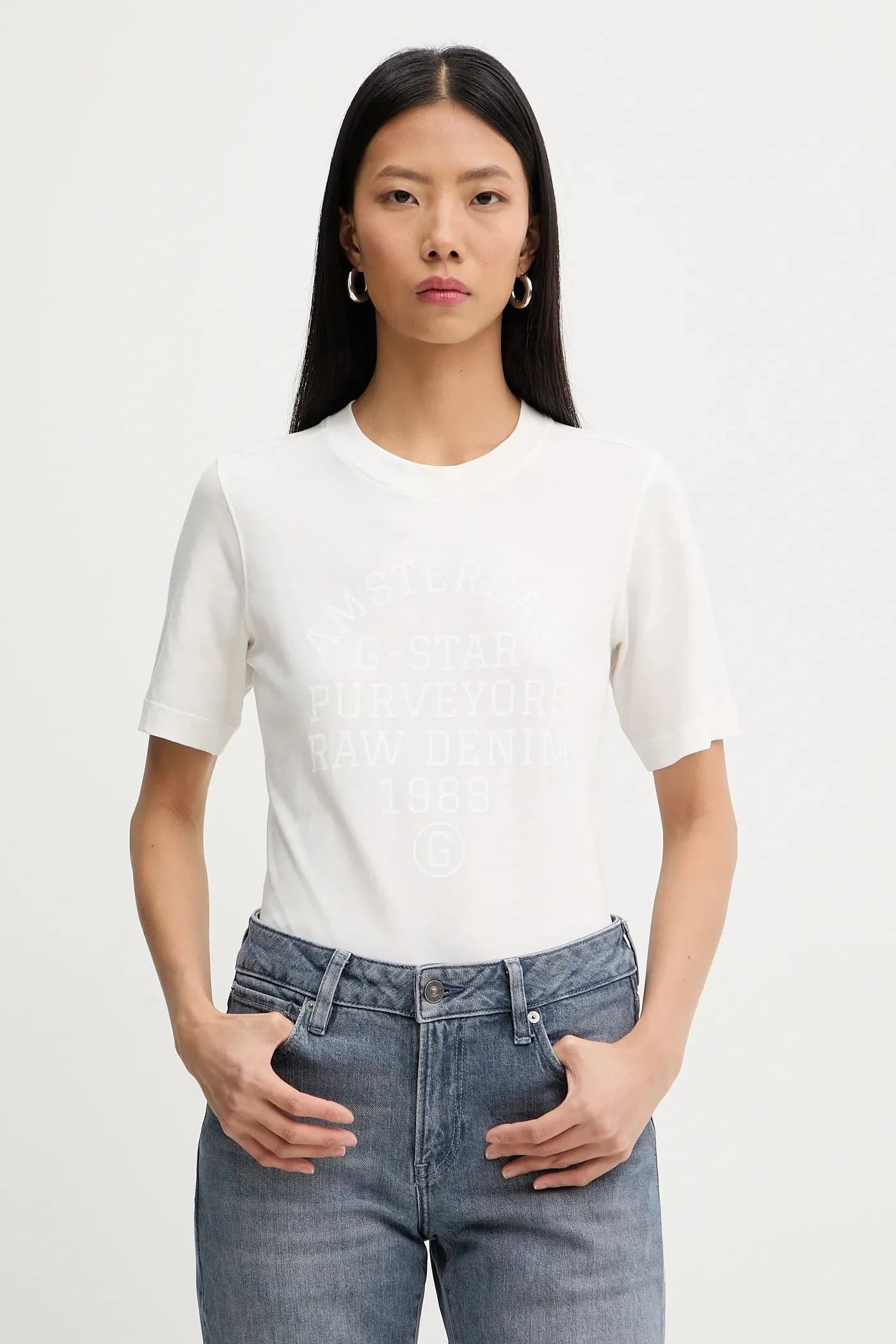 Хлопковая футболка с надписью gr