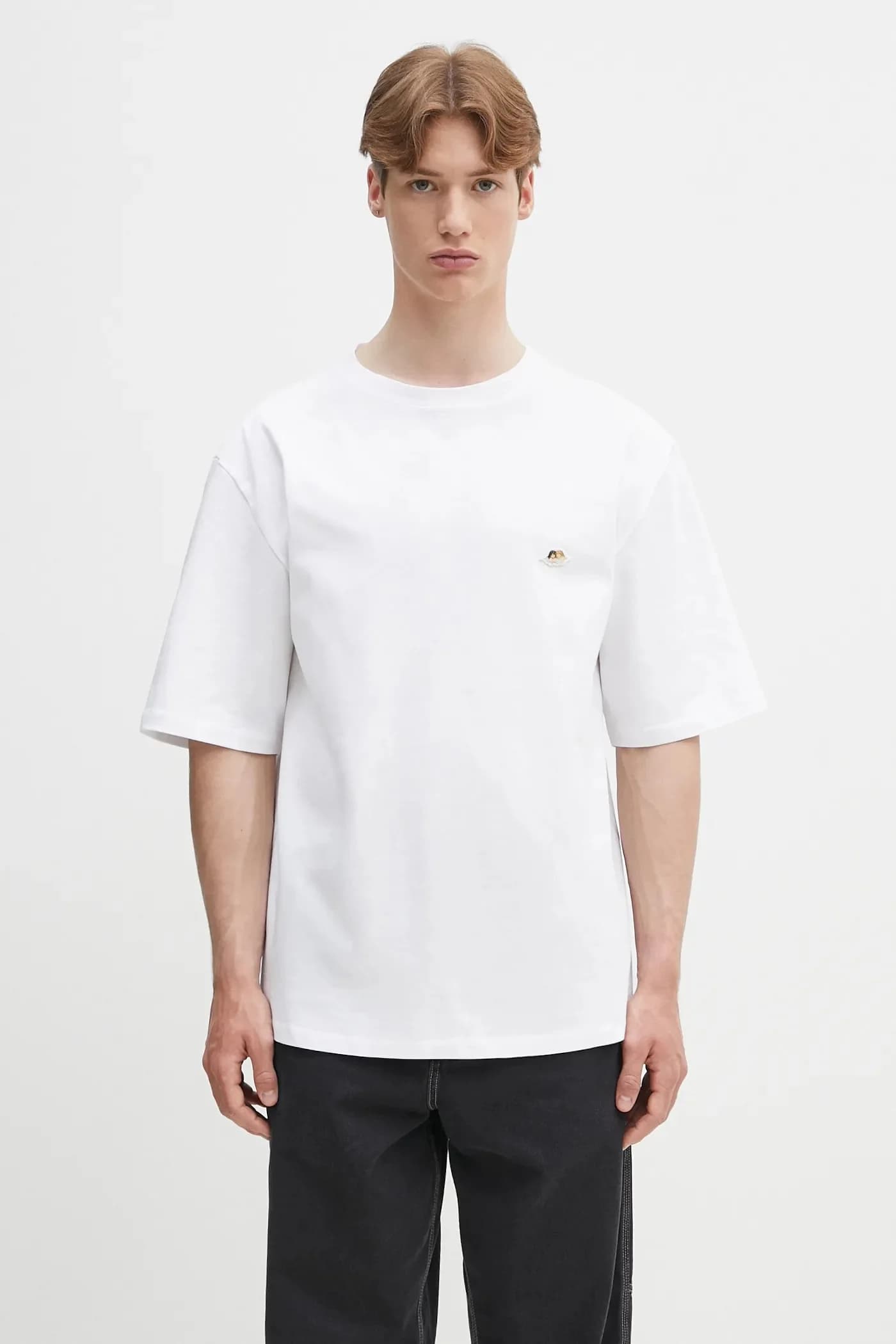 Хлопковая футболка свободного кроя с нашивкой Angel