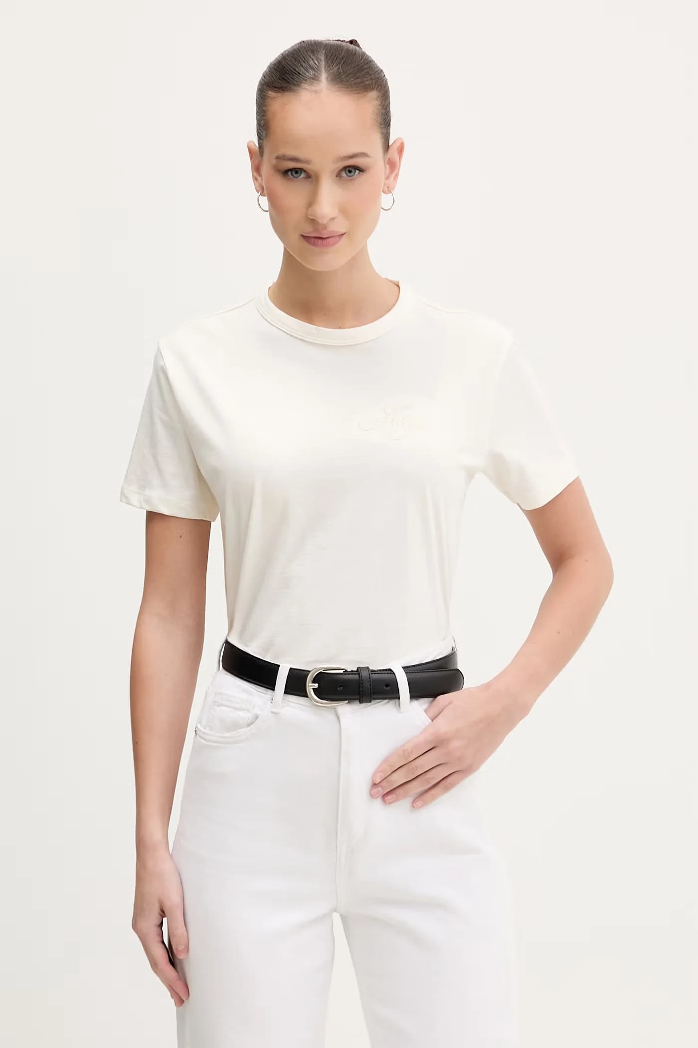 Базовая женская футболка из хлопка Damacia_7