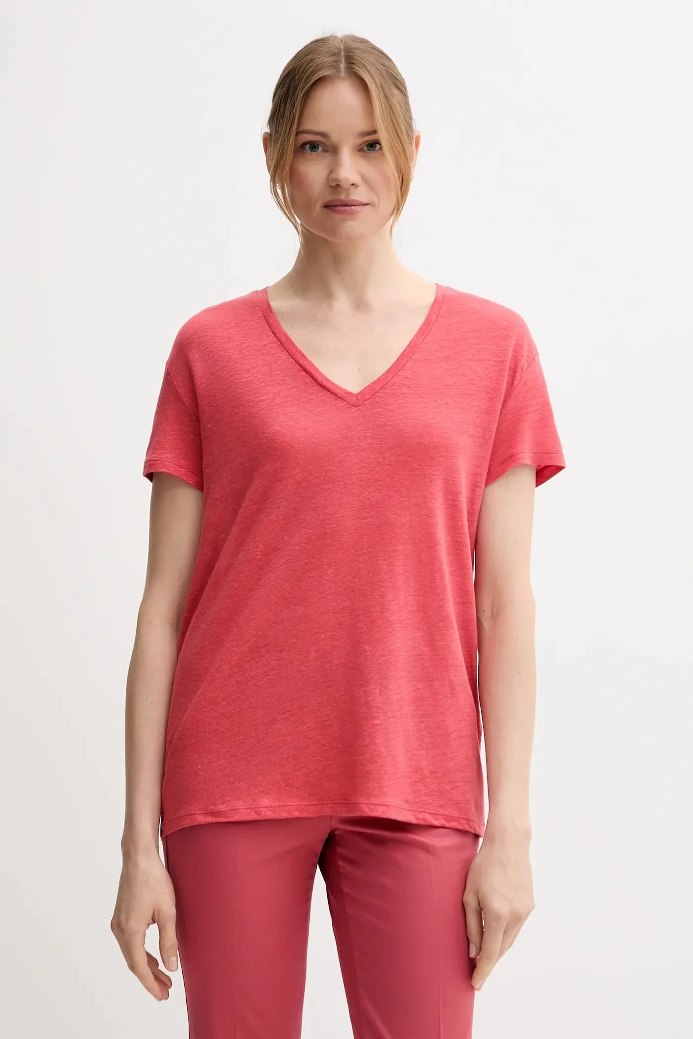 Льняная футболка