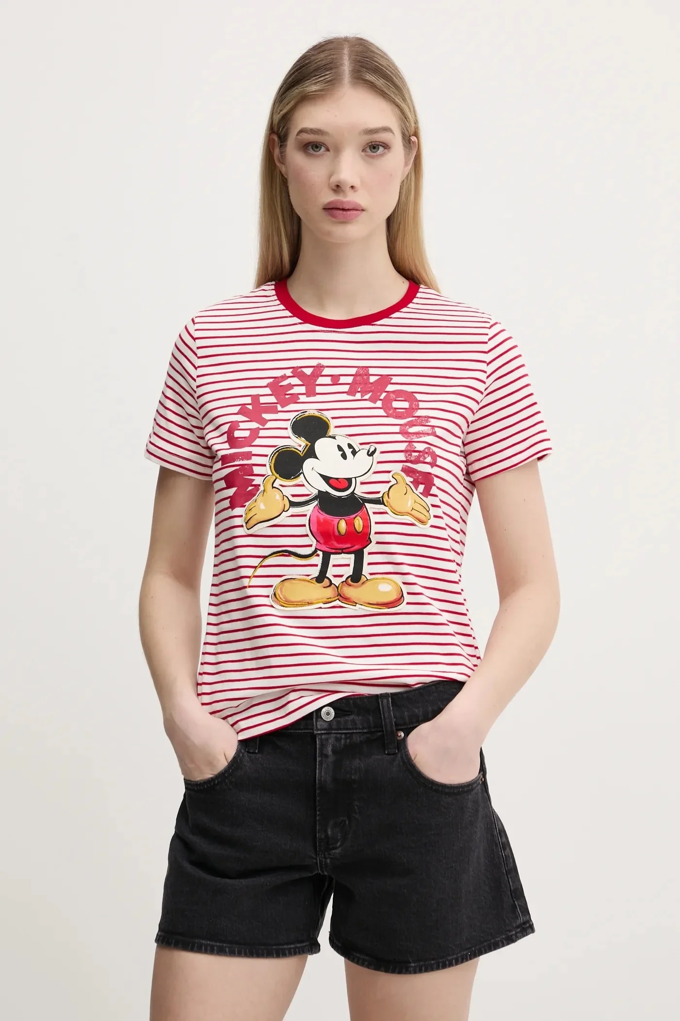 Хлопковая футболка MICKEY MOUSE