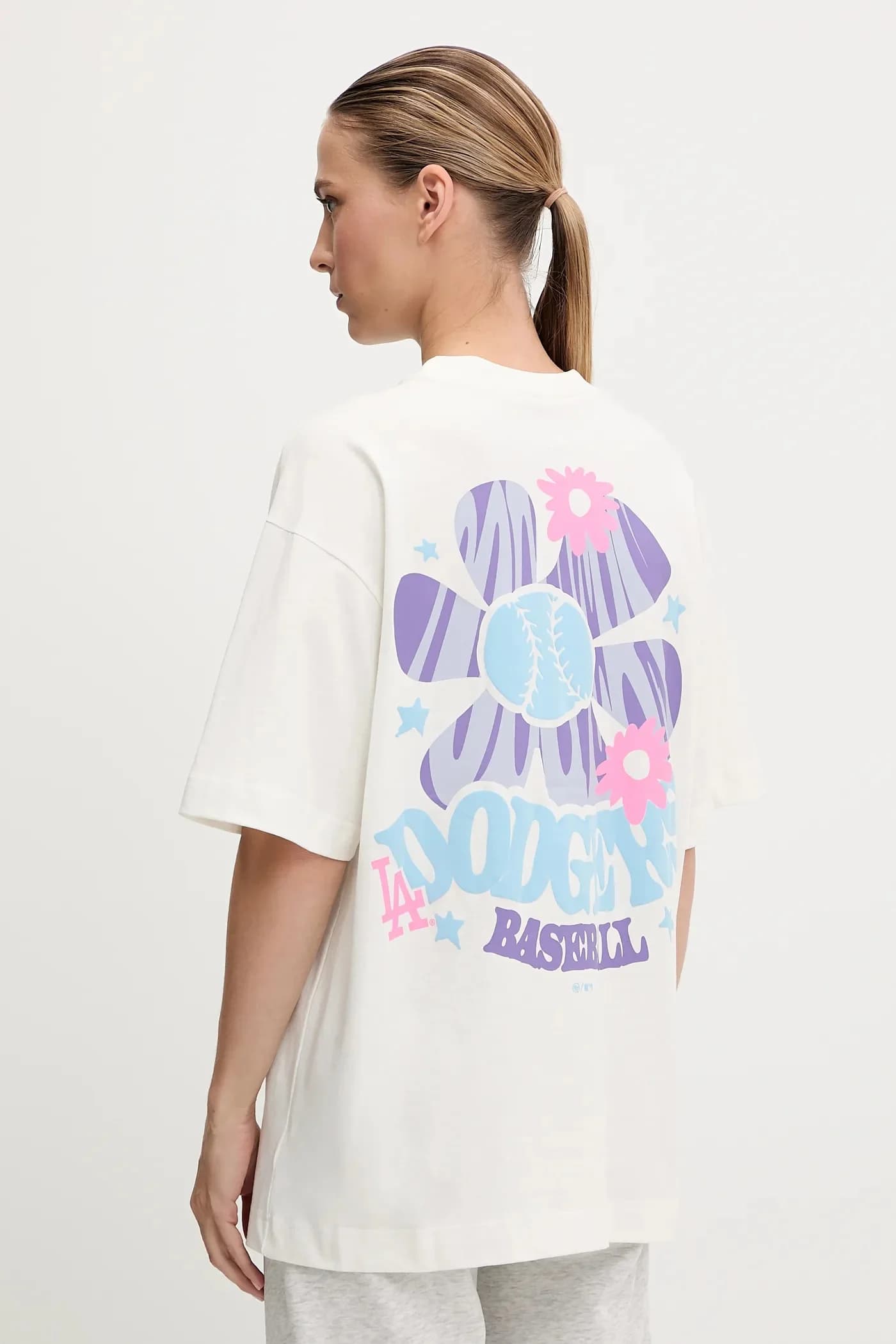 Хлопковая футболка MLB Los Angeles Dodgers