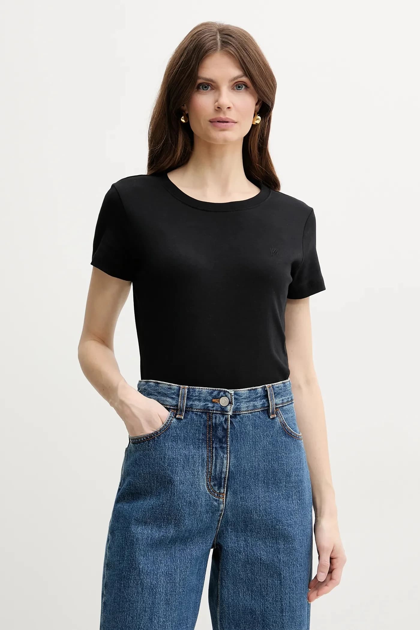 хлопковая футболка LANGU